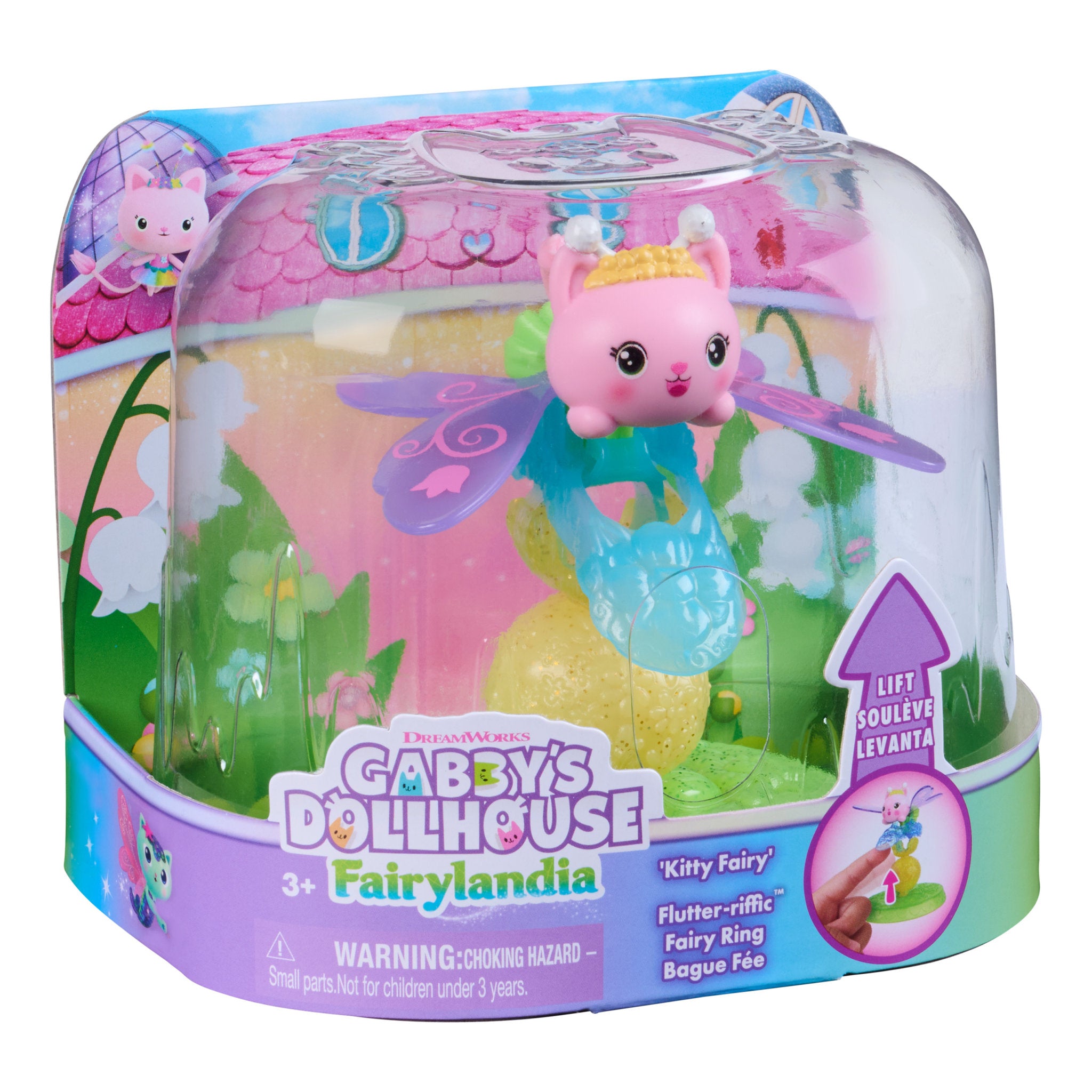Gabby's Dollhouse Fairylandia Flutter Fairy Rings - Kitty Fairy
