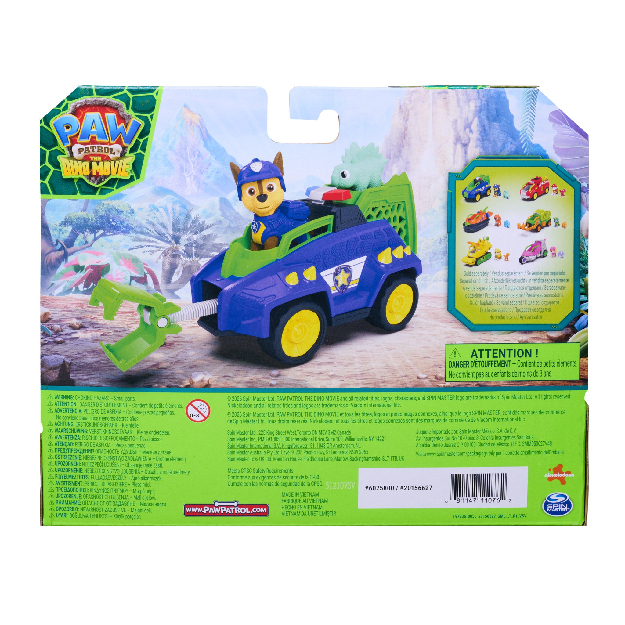 PAW Patrol The Dino Movie Chase Dino Rescue Cruiser