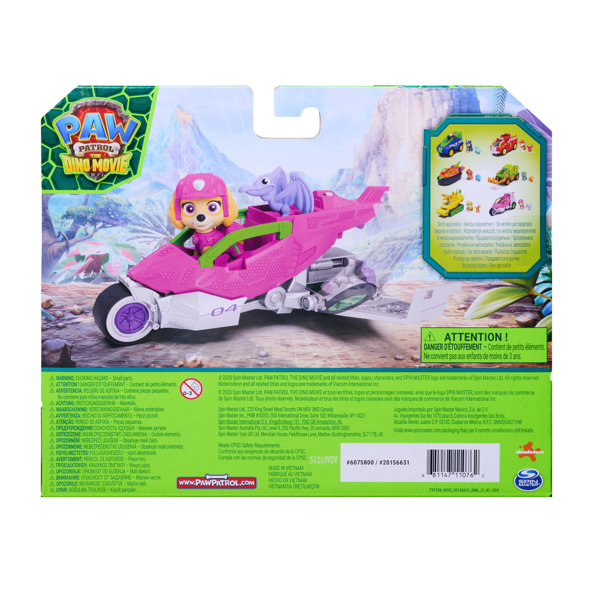PAW Patrol The Dino Movie Skye Dino Rescue Jet