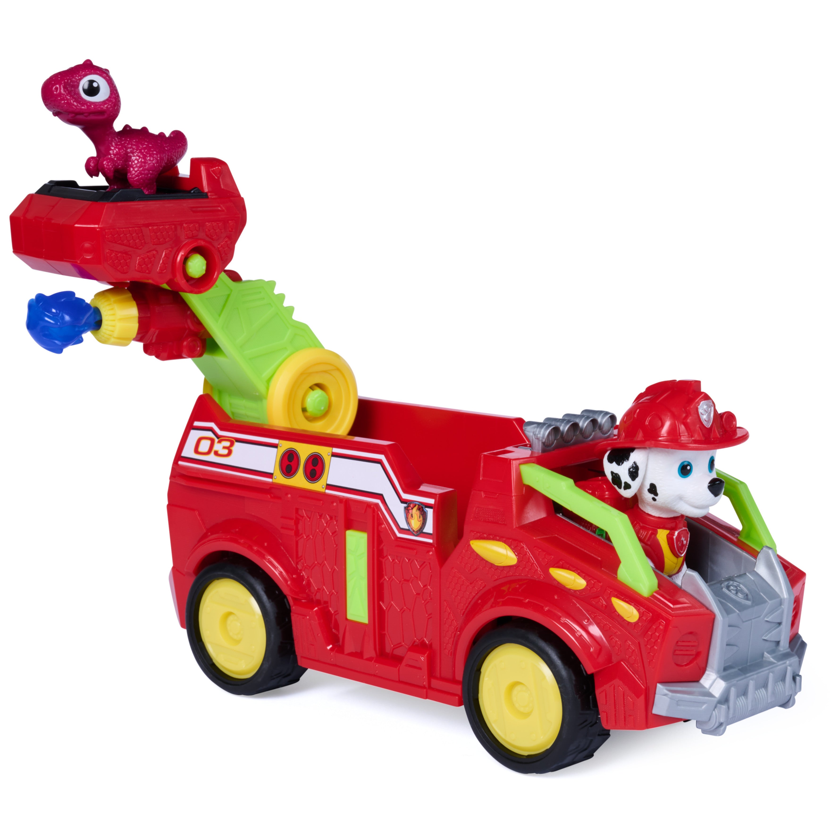 PAW Patrol The Dino Movie Marshall Dino Rescue Fire Truck