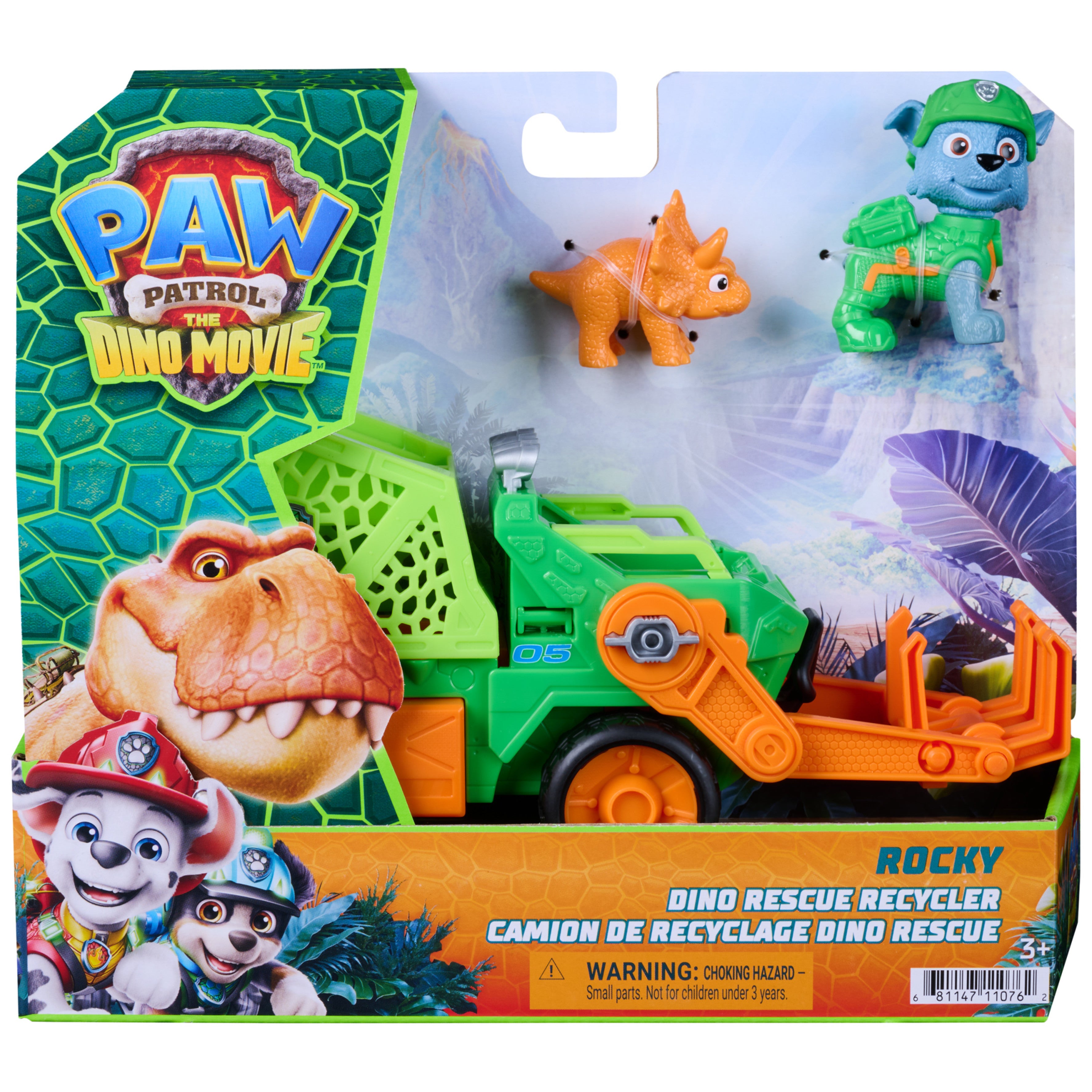 PAW Patrol The Dino Movie Rocky Dino Rescue Recycler