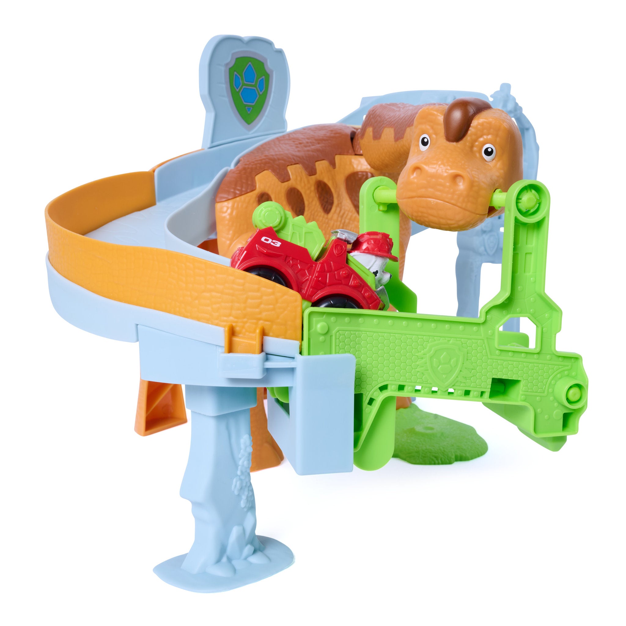 PAW Patrol The Dino Movie Lift & Race Dino Playset
