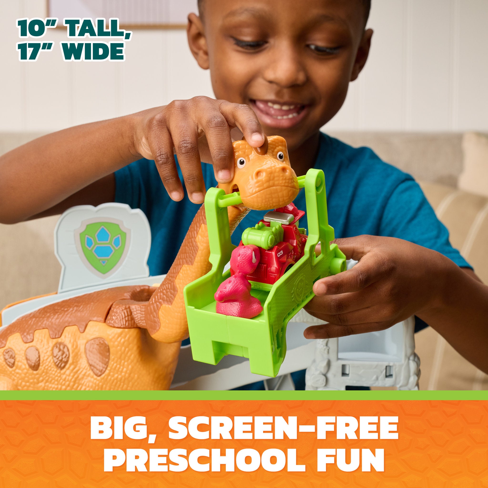 PAW Patrol The Dino Movie Lift & Race Dino Playset