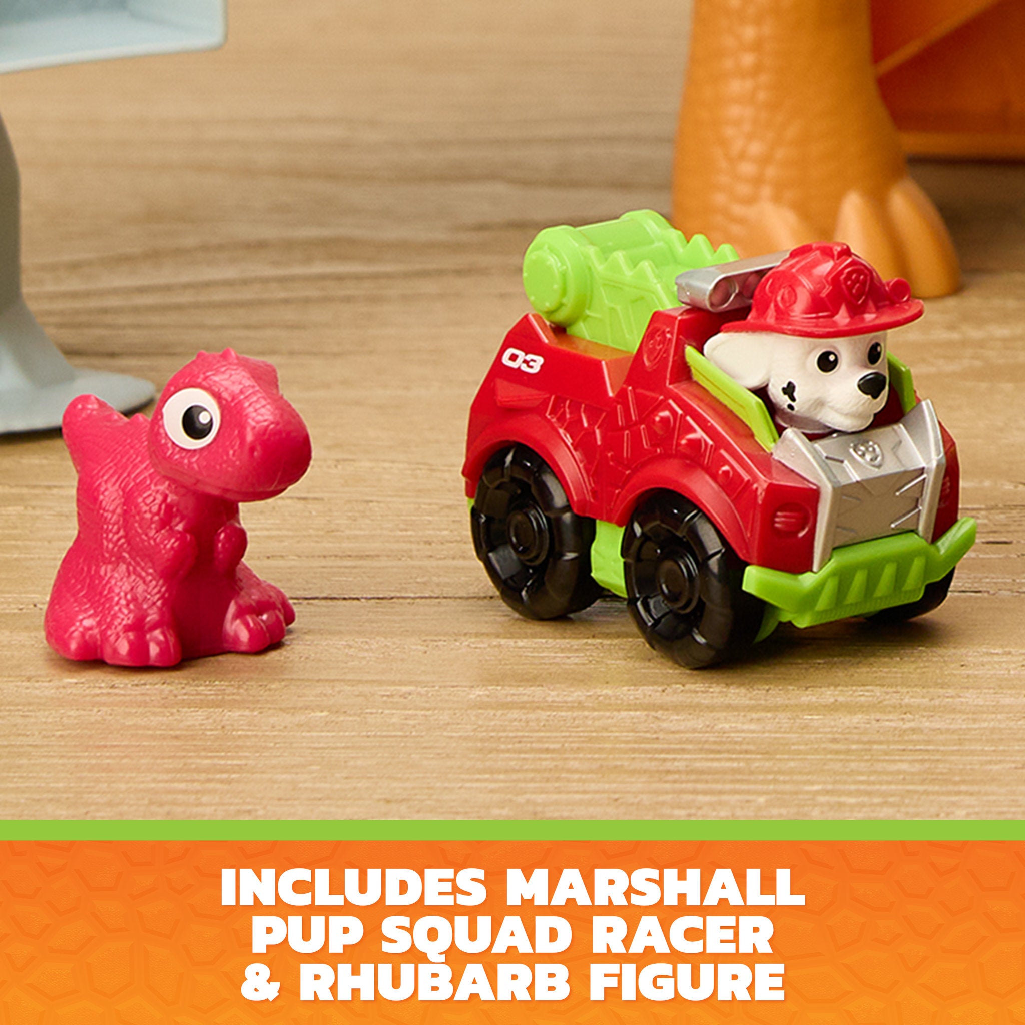 PAW Patrol The Dino Movie Lift & Race Dino Playset