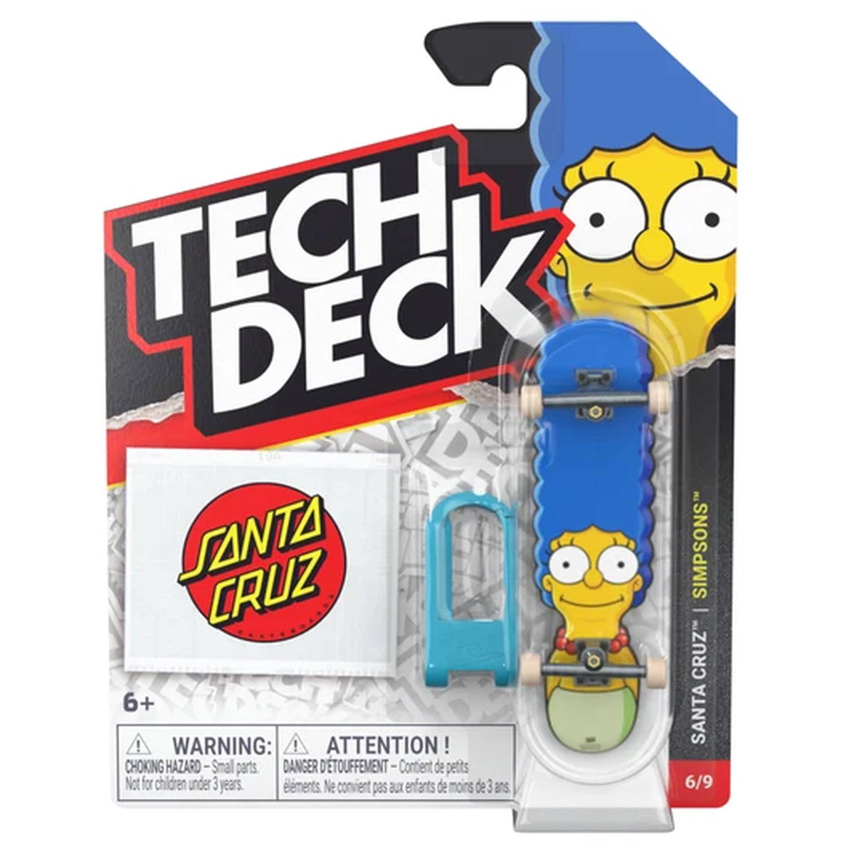 Tech Deck Entertainment Series 96mm Fingerboard - Santa Cruz & The Simpsons Marge