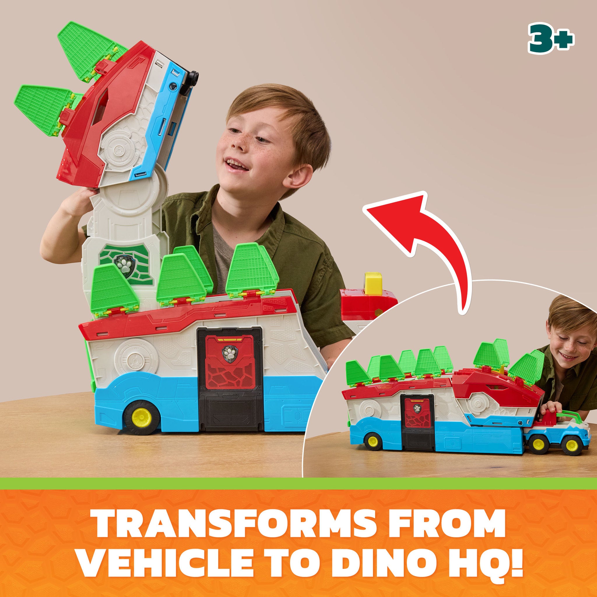 PAW Patrol The Dino Movie Dino Mobile Headquarters Playset