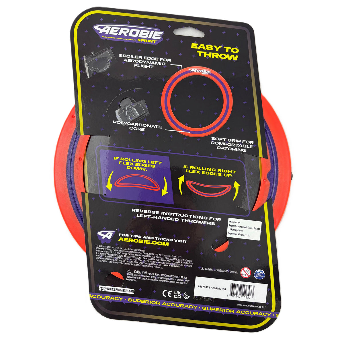 Aerobie 10 Inch Sprint Ring - Red