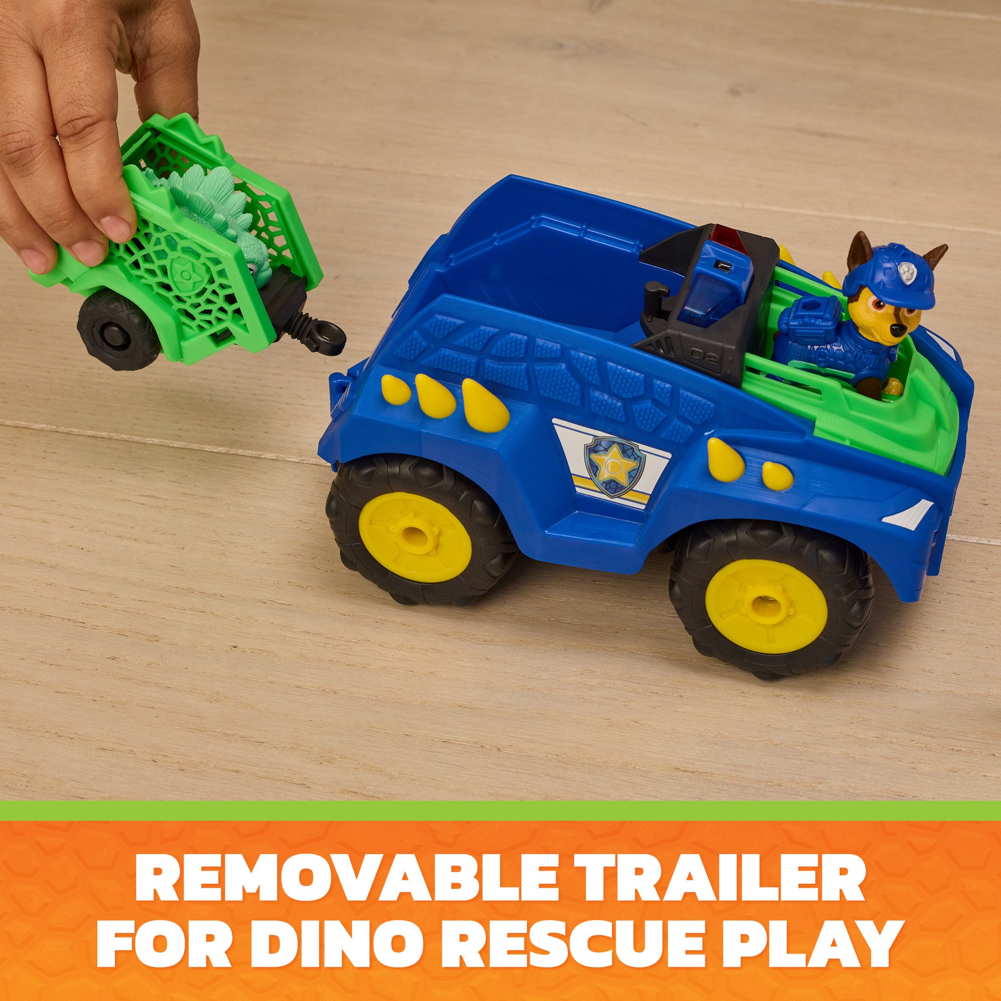 PAW Patrol The Dino Movie Dino Tow & Dash RC