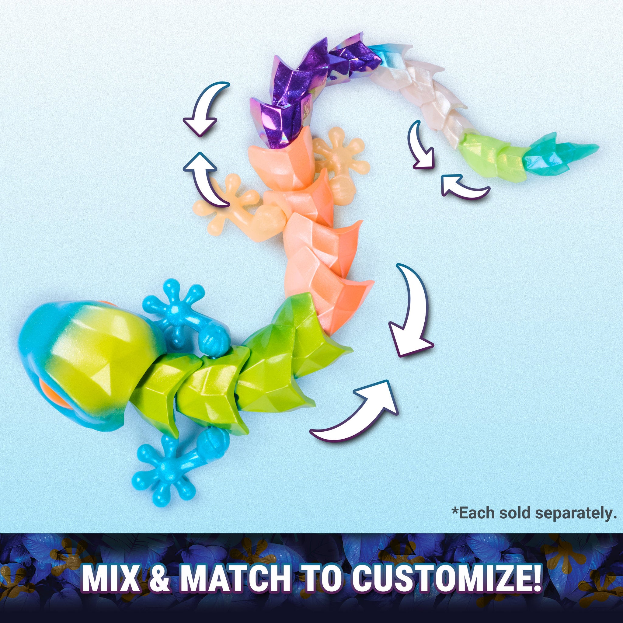 CrystaLynx 12 Inch Gecko Blind Box