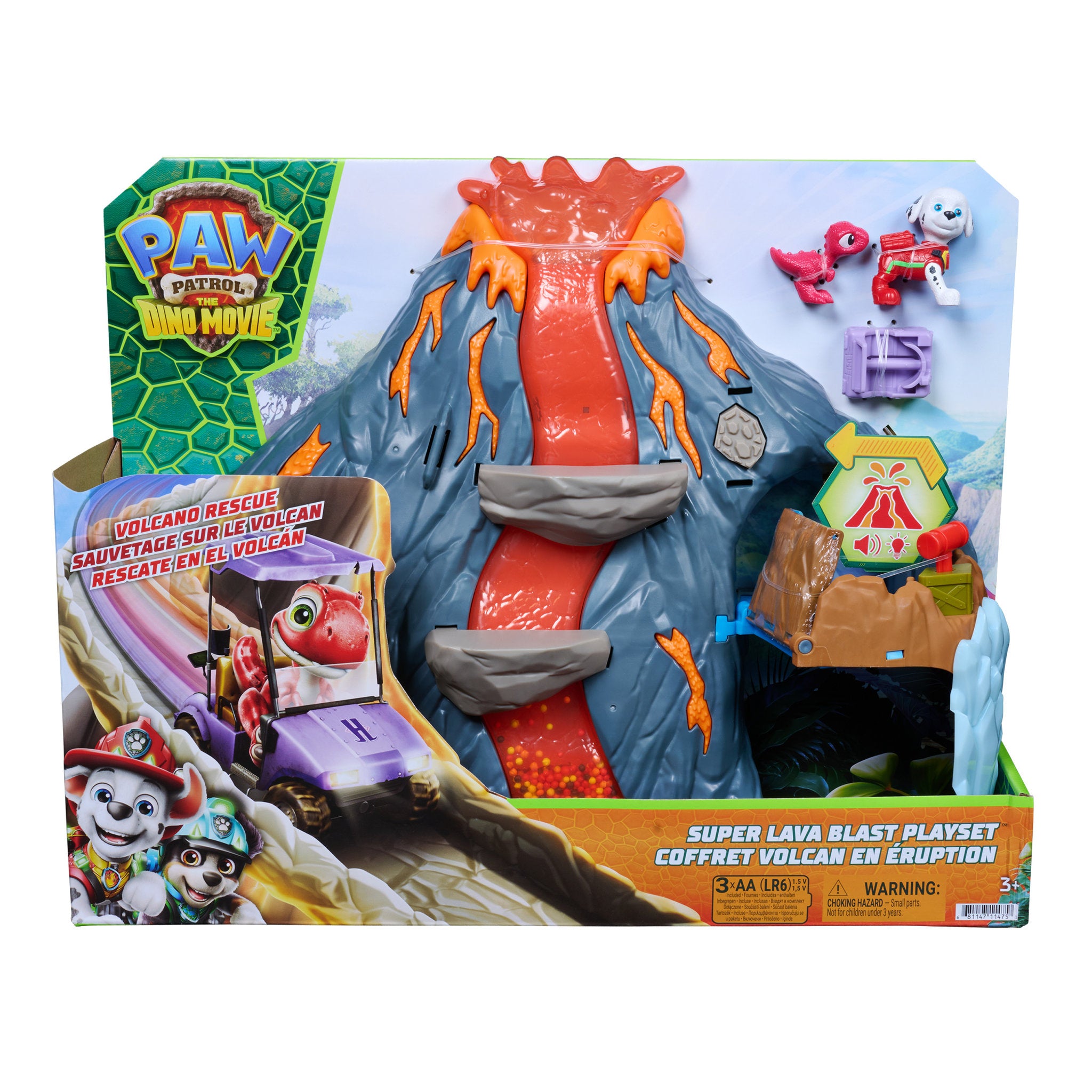 PAW Patrol The Dino Movie Super Lava Blast Playset