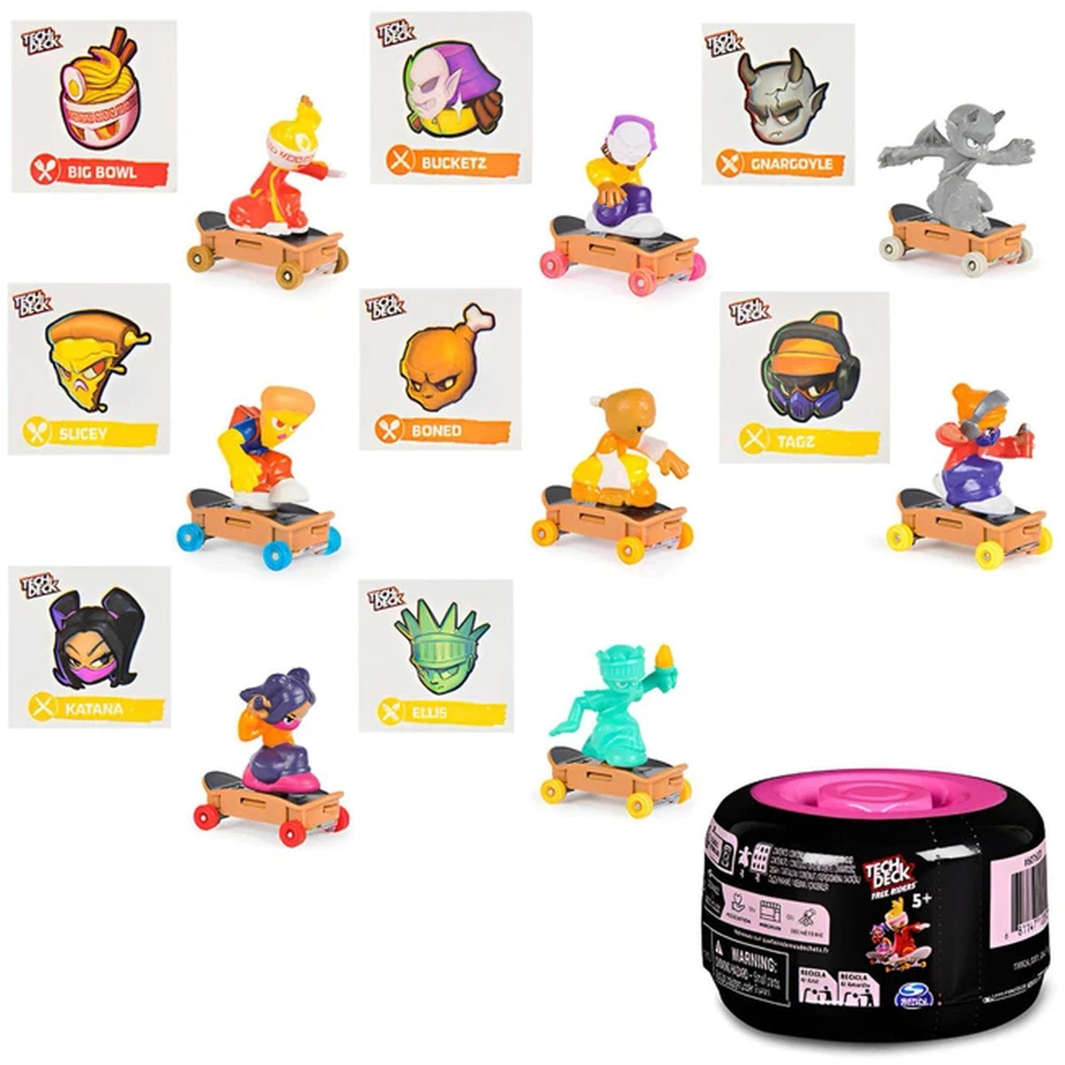 Tech Deck Free Riders Blind Box