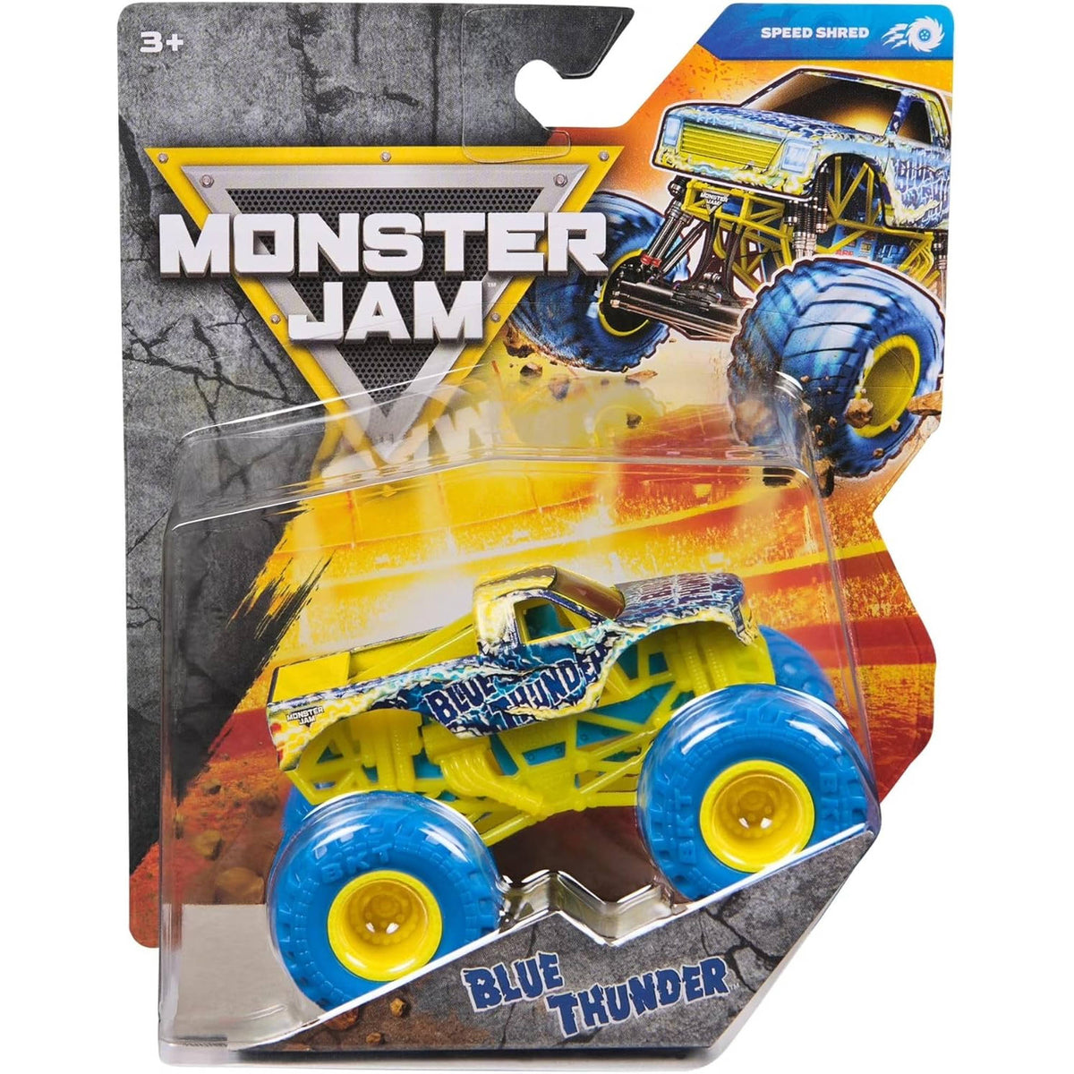 Monster Jam 1:64 Die-Cast Monster Truck Series 45 Blue Thunder
