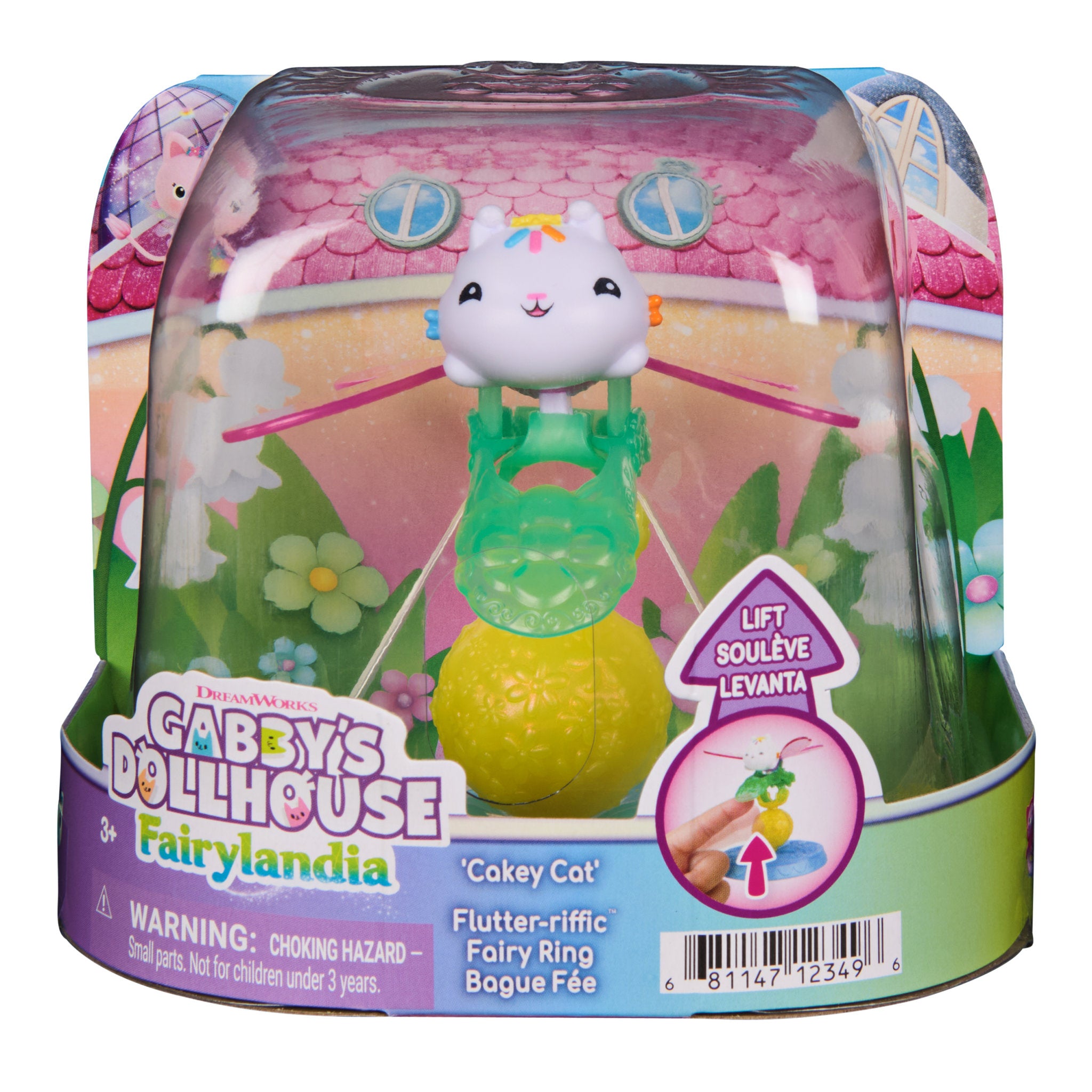 Gabby's Dollhouse Fairylandia Flutter Fairy Rings - Cakey Cat