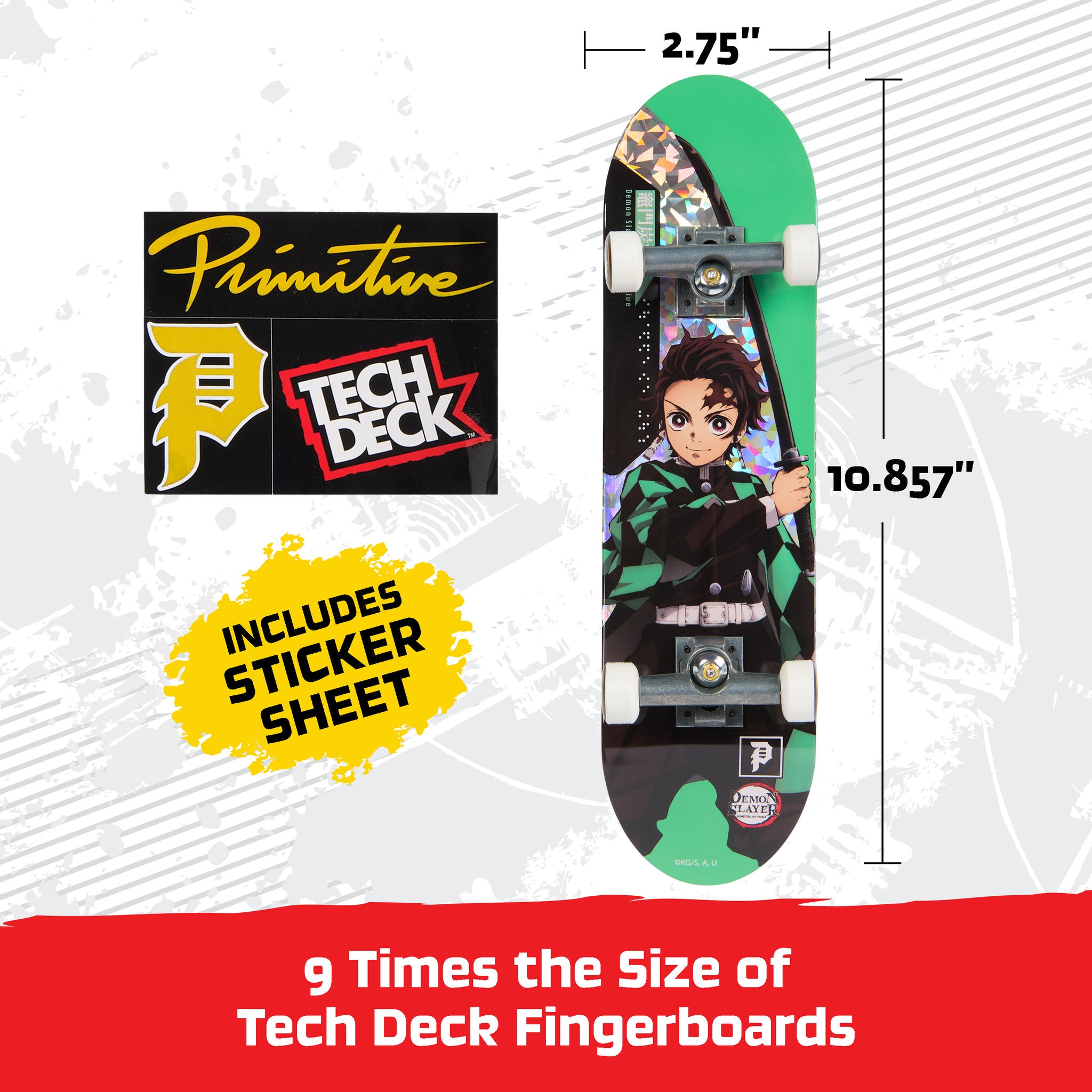Tech Deck Handboard Demon Slayer Skateboard