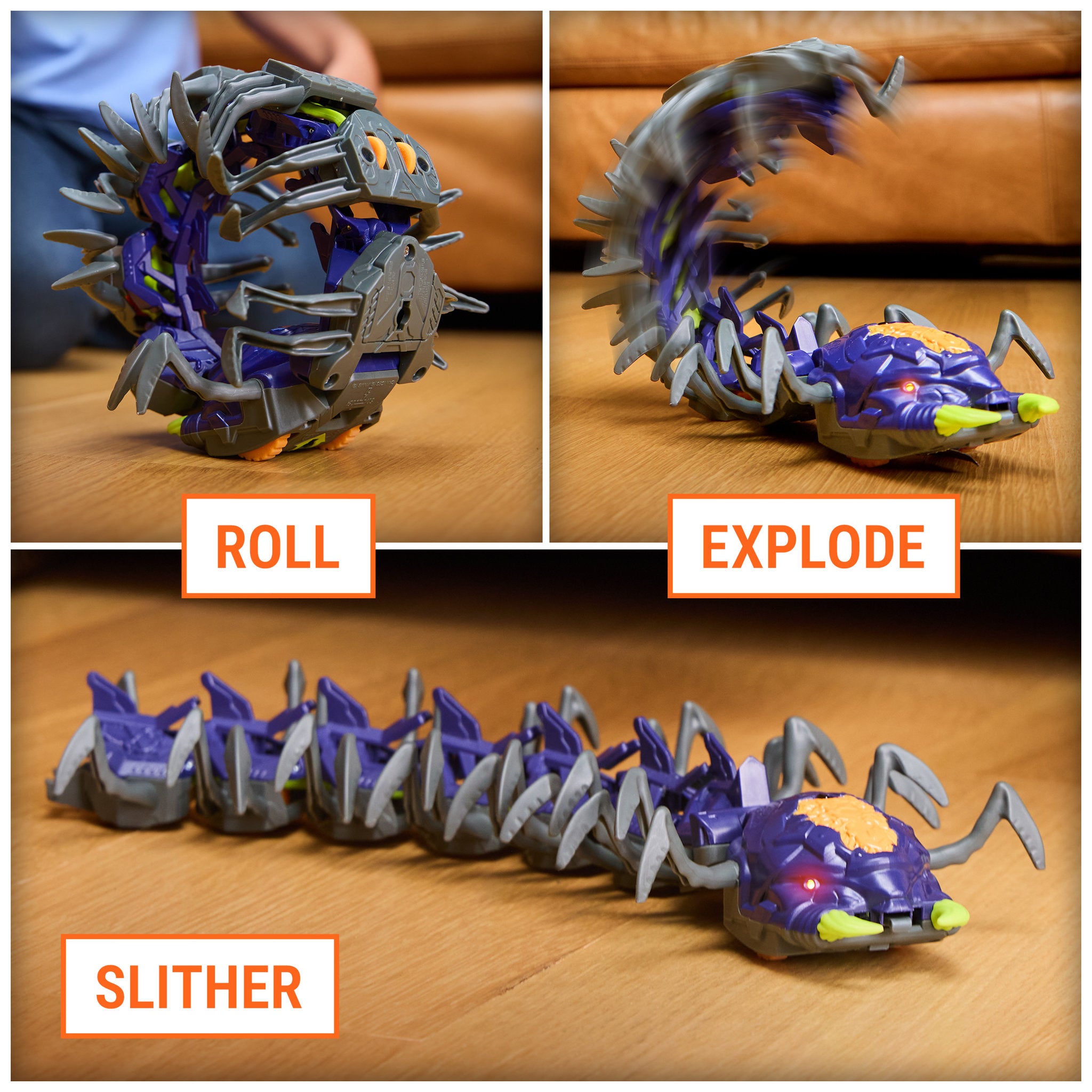 Hex Bots Remote Control Exploding Centipede