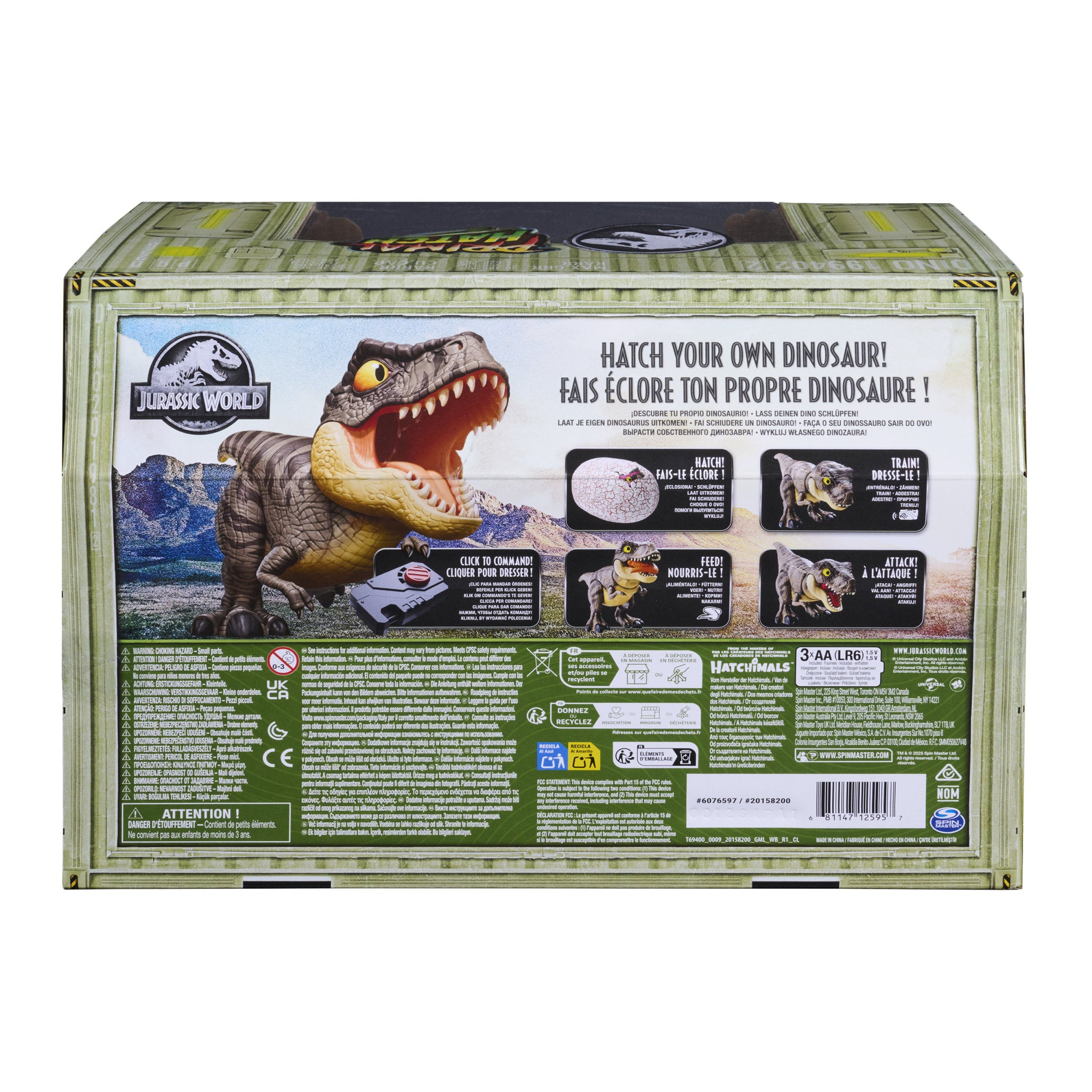 Jurassic World Primal Hatch Gen 2 Interactive Dinosaur & Egg