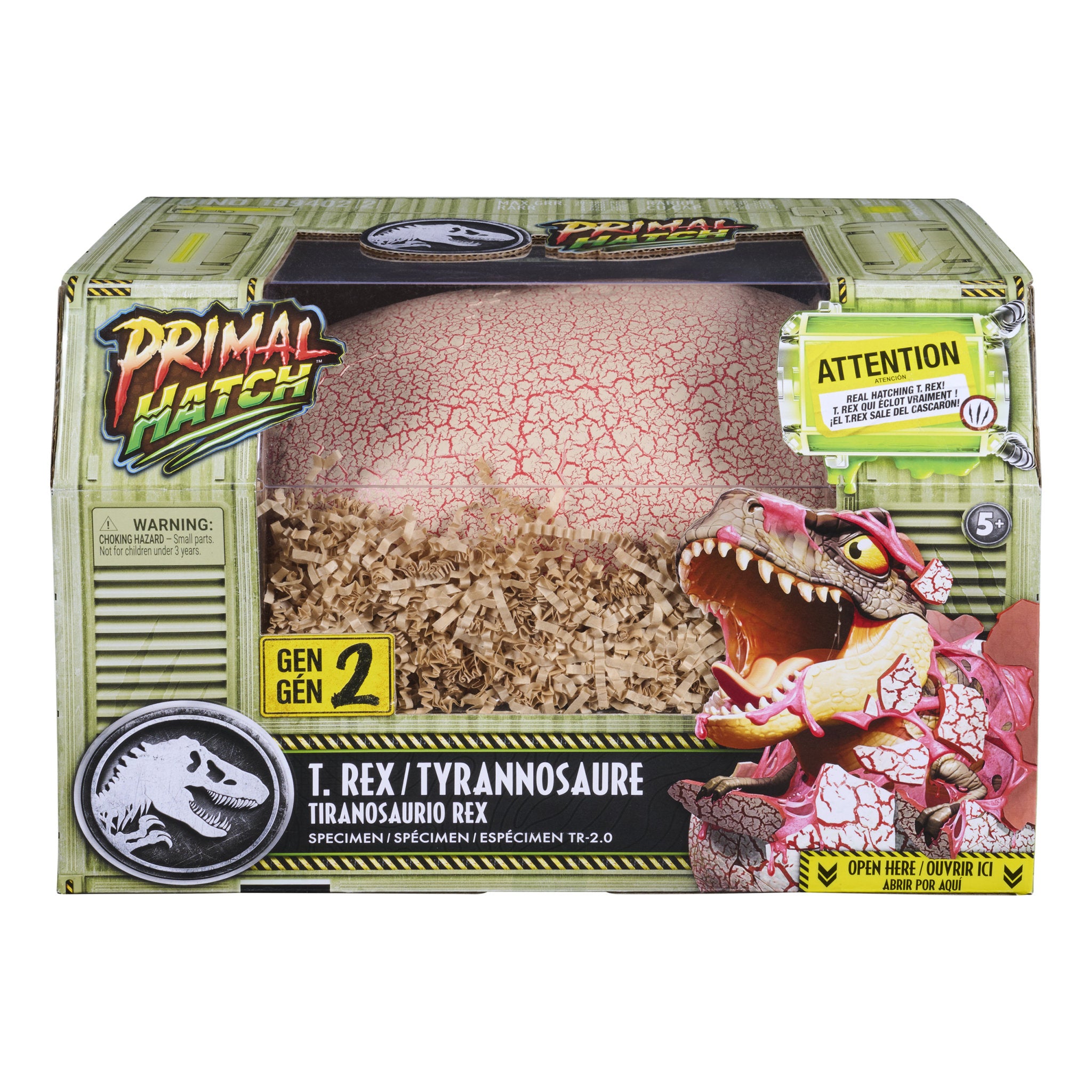 Jurassic World Primal Hatch Gen 2 Interactive Dinosaur & Egg