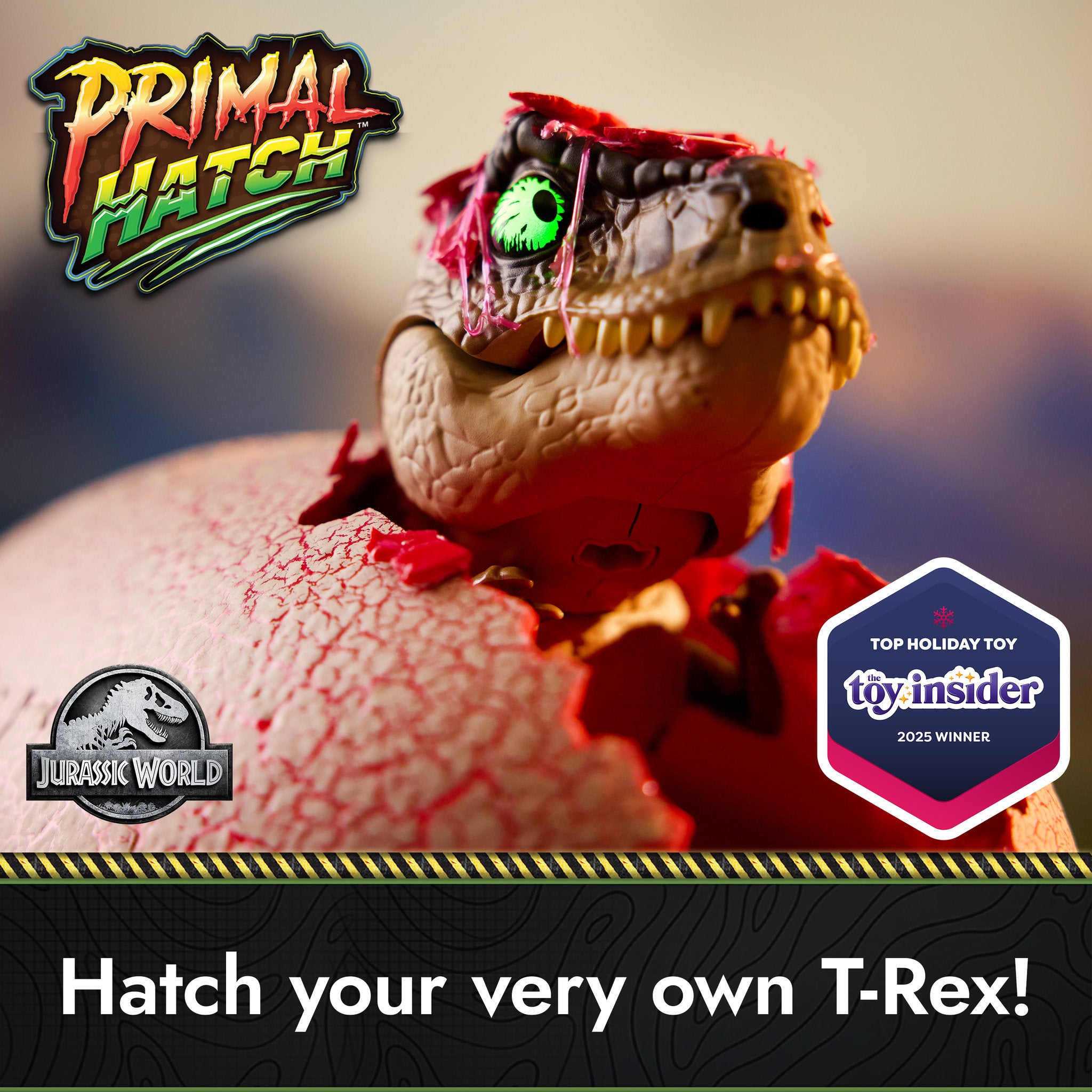 Jurassic World Primal Hatch Gen 2 Interactive Dinosaur & Egg