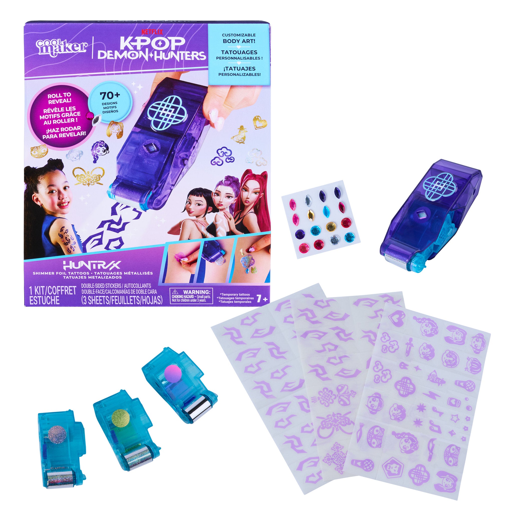 Cool Maker KPop Demon Hunters Body Art Kit