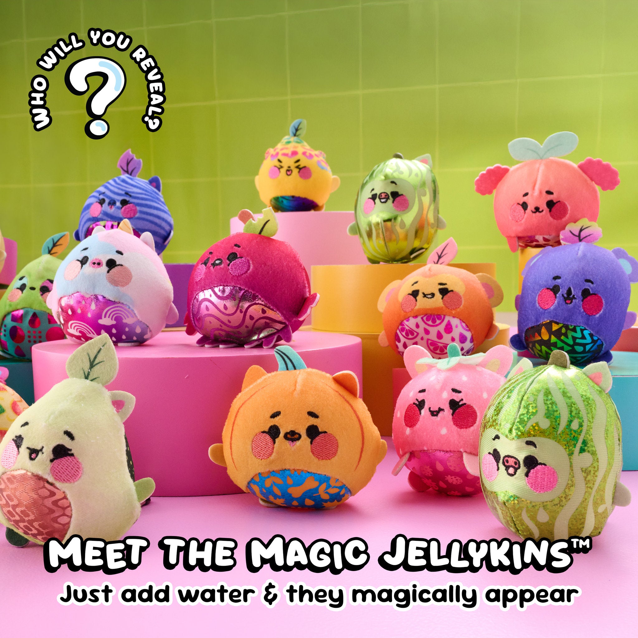 Magic Jellykins 3 Inch Surprise Water Activated Plush in Jar