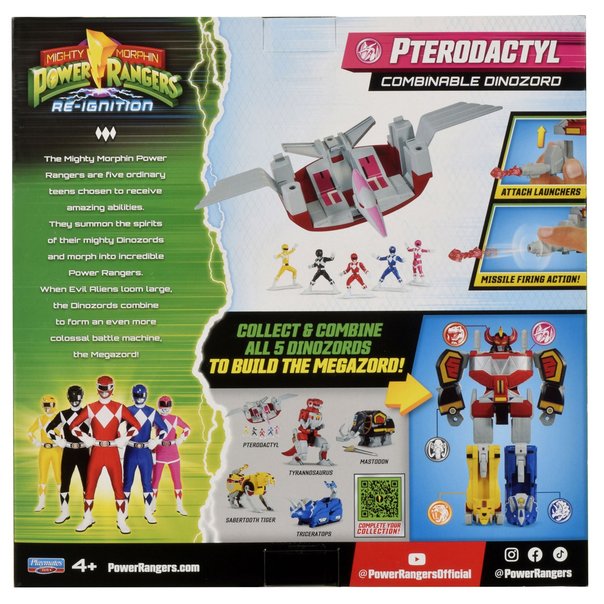 Power Rangers Mighty Morphin Combinable Dinozord - Pterodactyl - Toyworld Australia