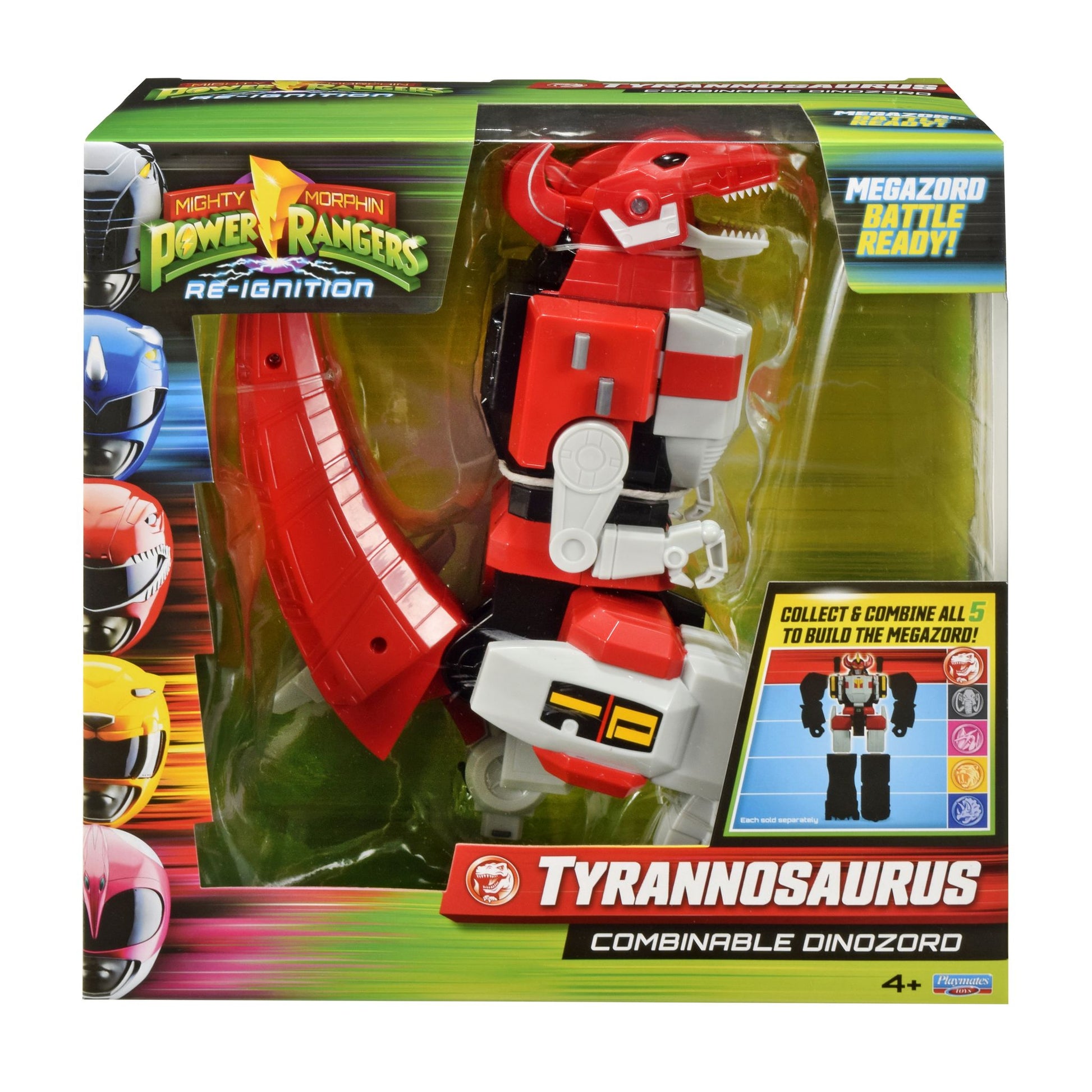 Power Rangers Mighty Morphin Combinable Dinozord -Tyrannosaurus - Toyworld Australia