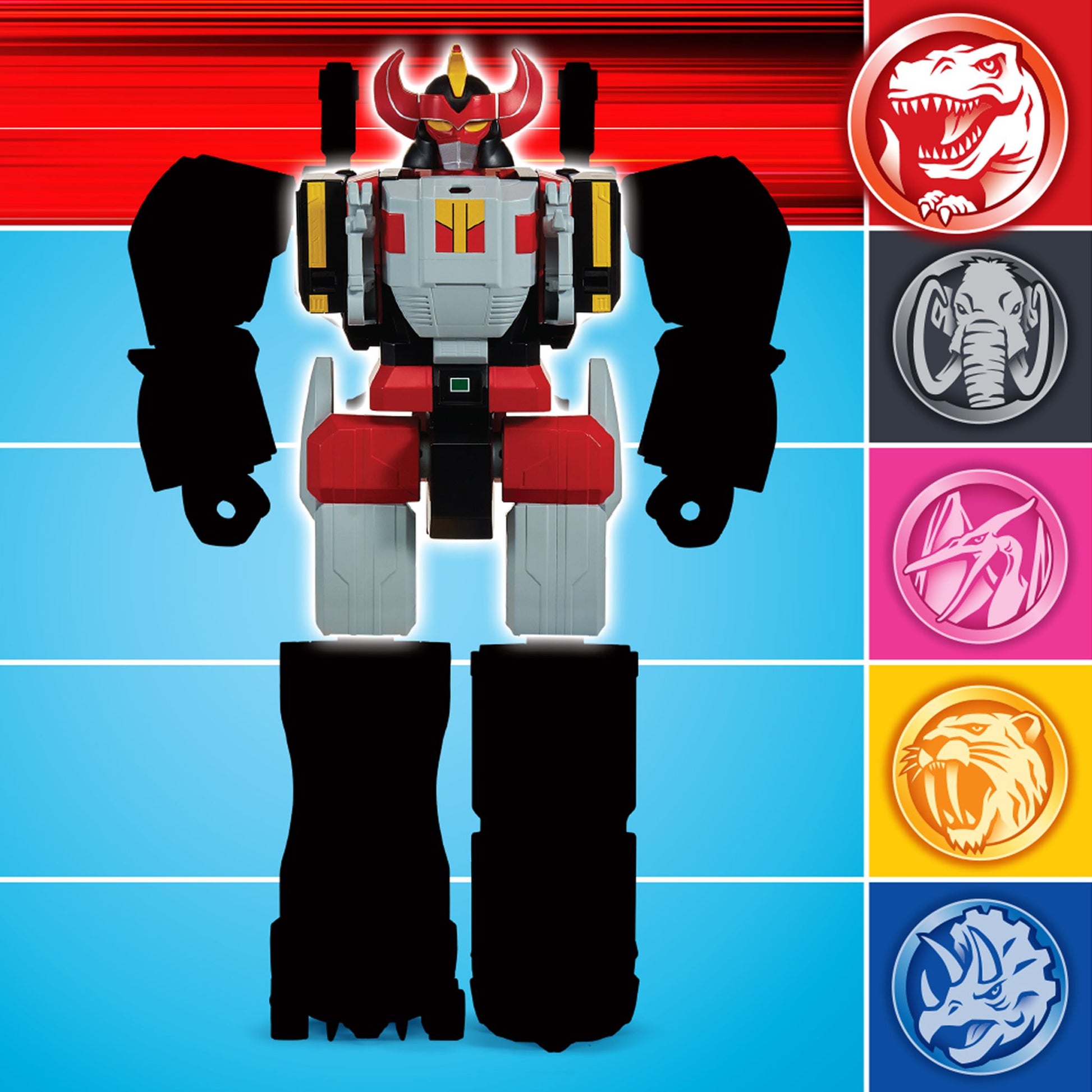 Power Rangers Mighty Morphin Combinable Dinozord -Tyrannosaurus - Toyworld Australia