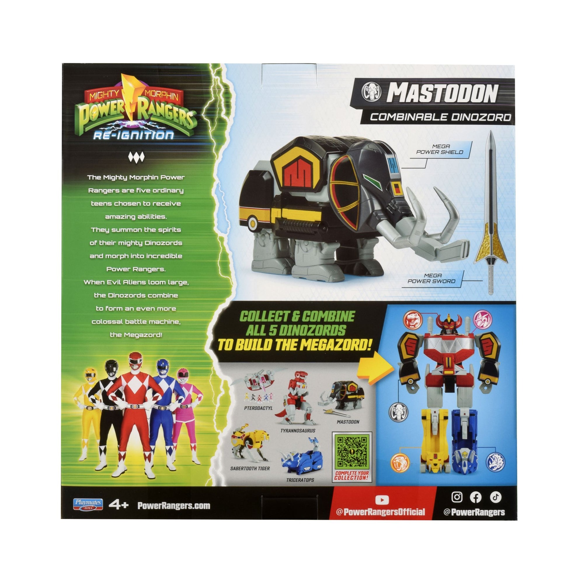Power Rangers Mighty Morphin Combinable Dinozord - Mastodon - Toyworld Australia