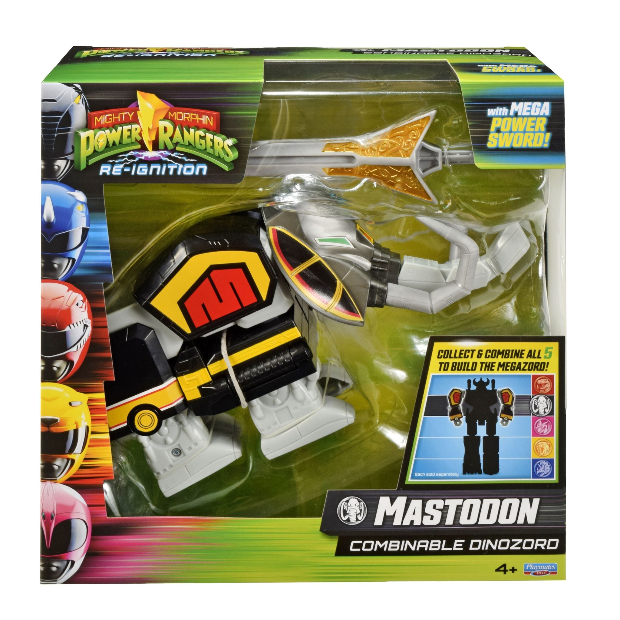 Power Rangers Mighty Morphin Combinable Dinozord -Mastodon