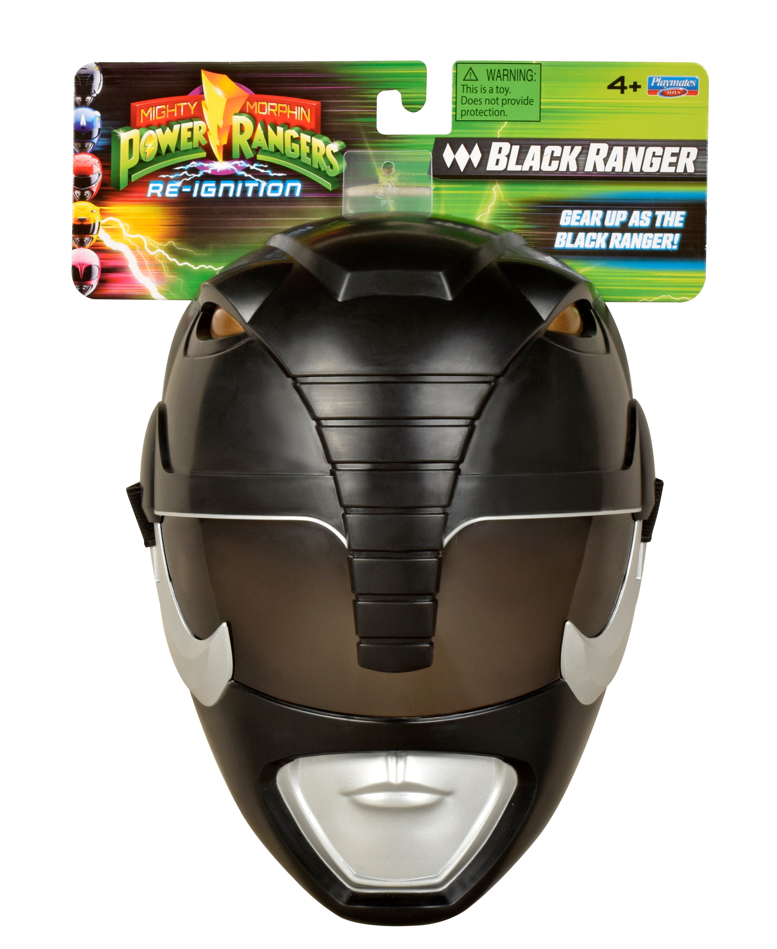 Mighty Morphin Power Rangers Mask - Black Ranger