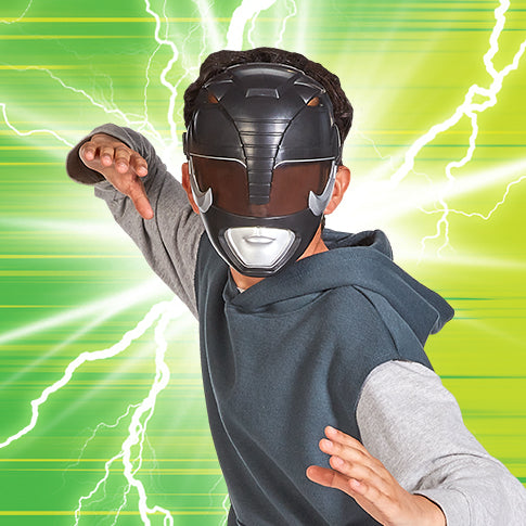 Mighty Morphin Power Rangers Mask - Black Ranger