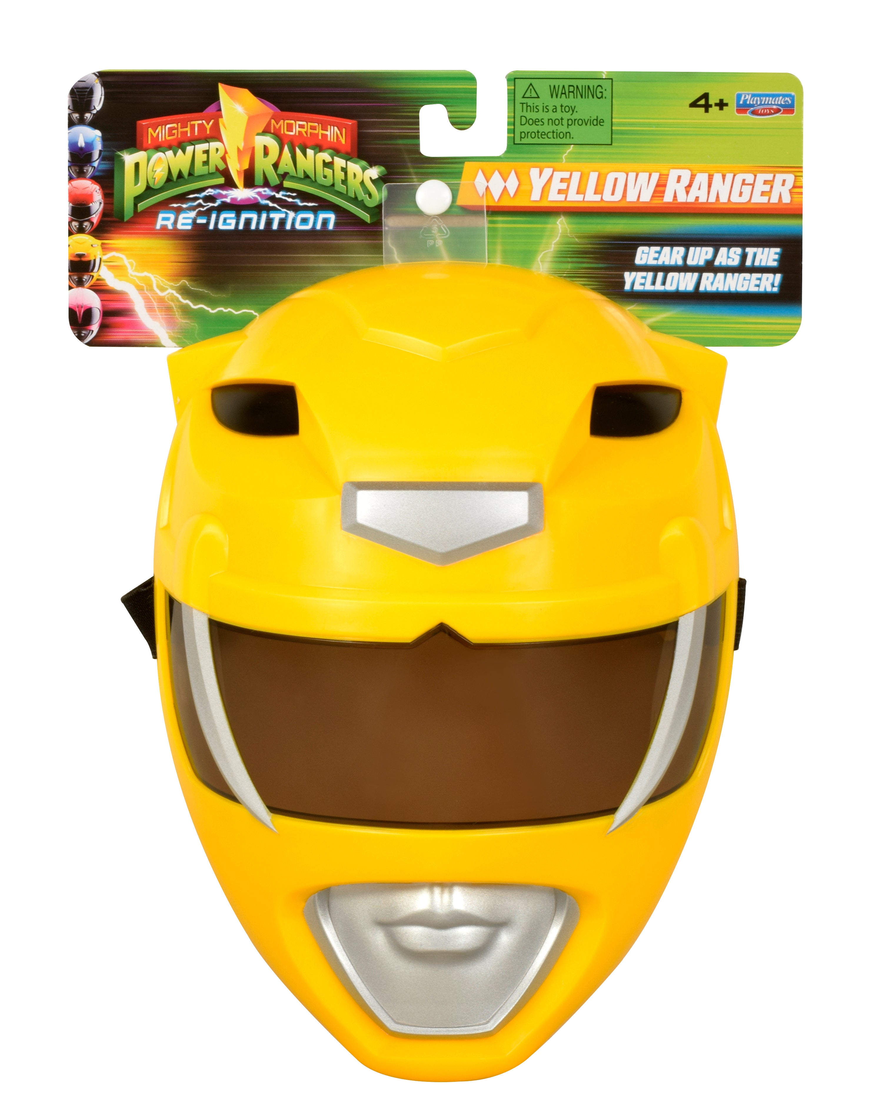 Mighty Morphin Power Rangers Mask - Yellow Ranger – Toyworld Australia