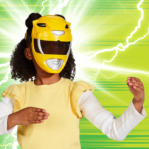 Mighty Morphin Power Rangers Mask - Yellow Ranger
