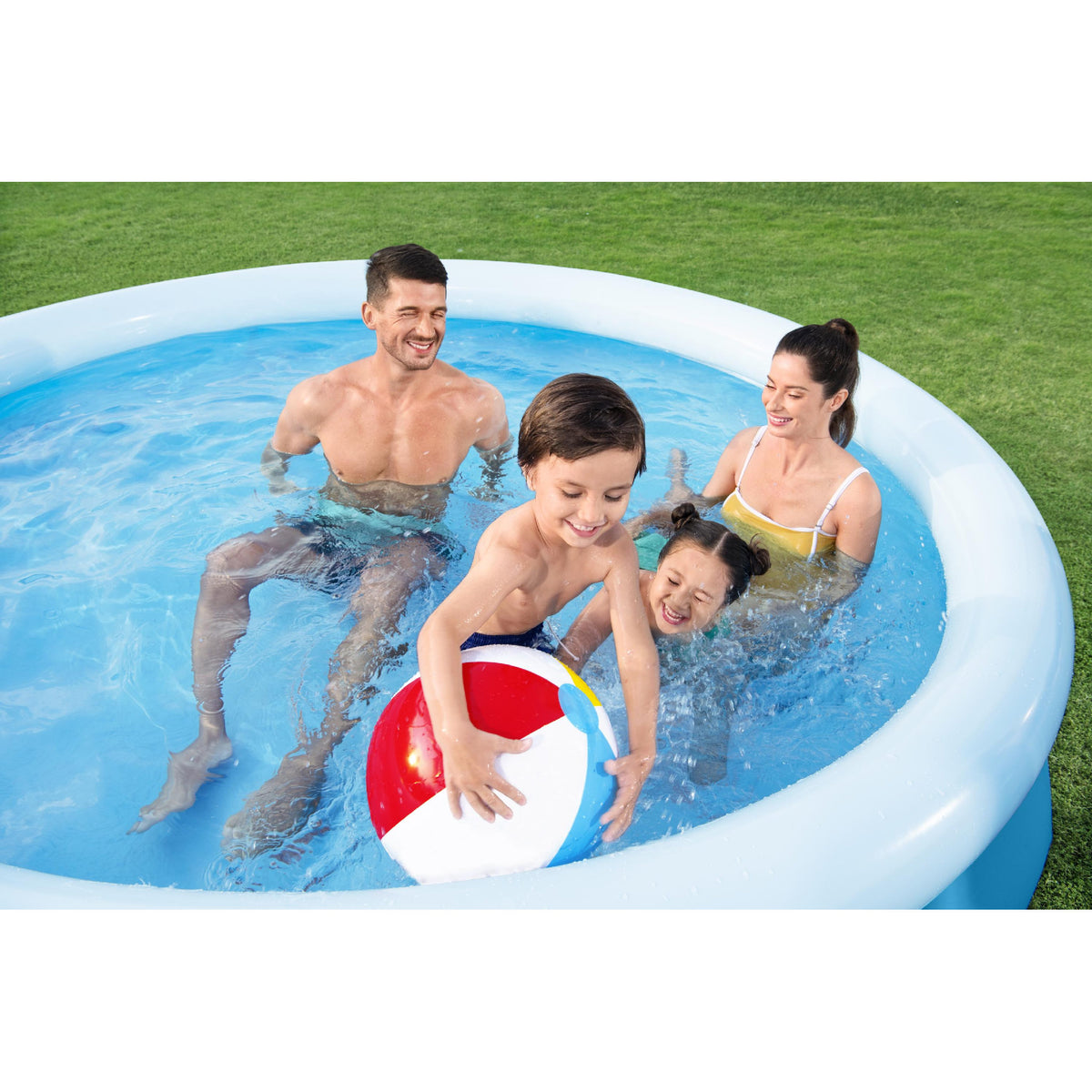 Bestway Fast Set Fill & Rise 10FT Pool With Pump / Filter