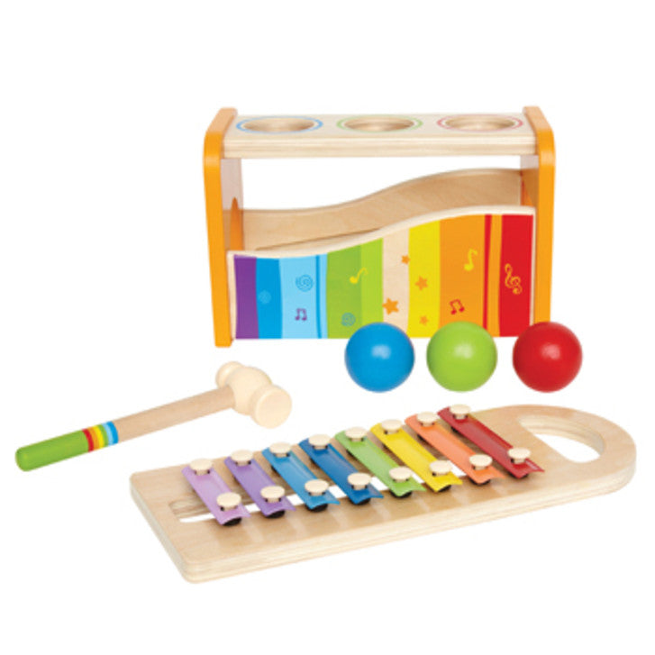Hape Pound And Tap Bench - Toyworld Aus