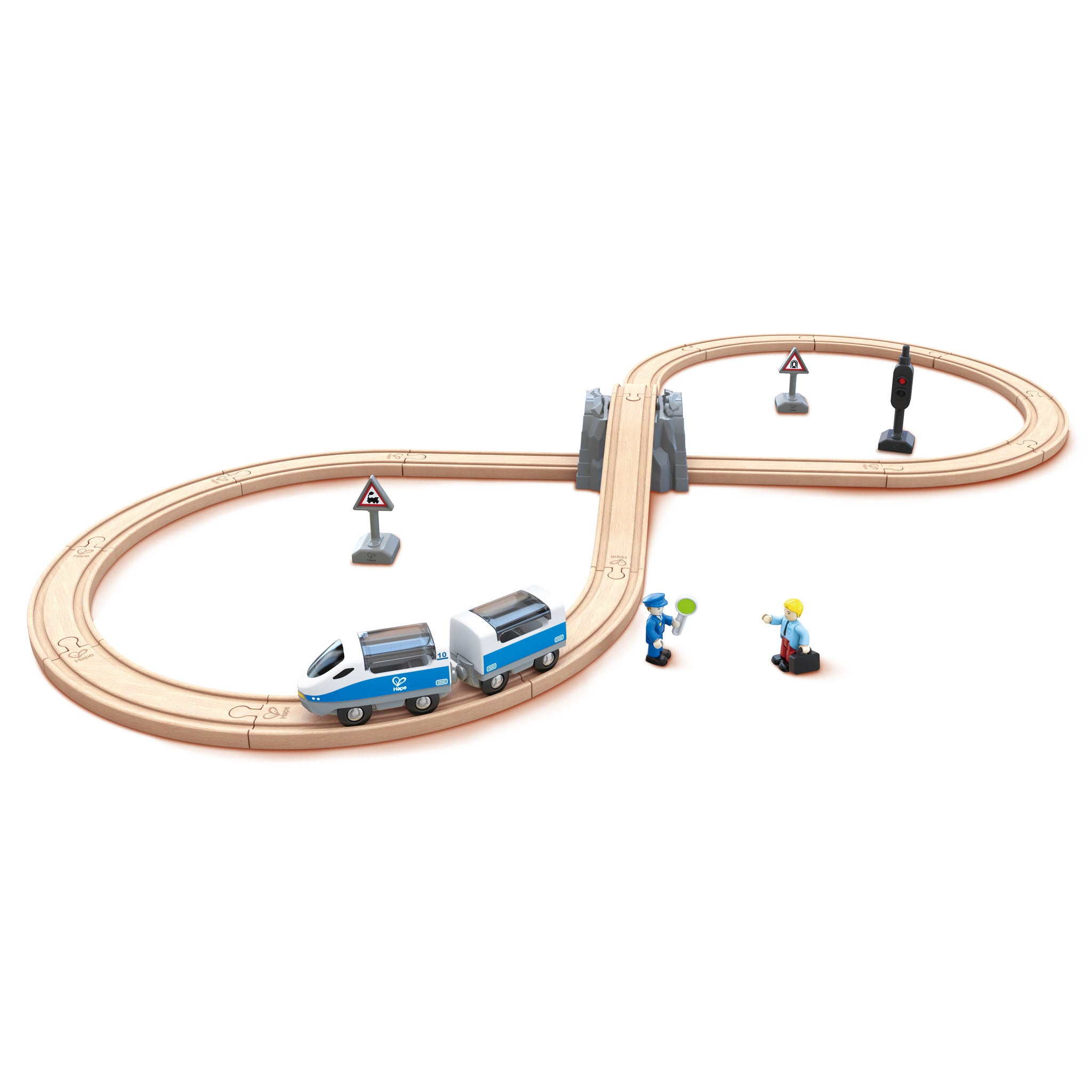 Hape Passenger Train 8 Pack Set