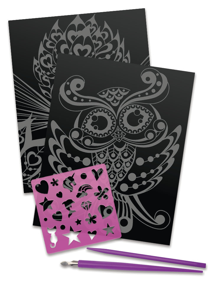 Nebulous Stars Scratch Art Isadora