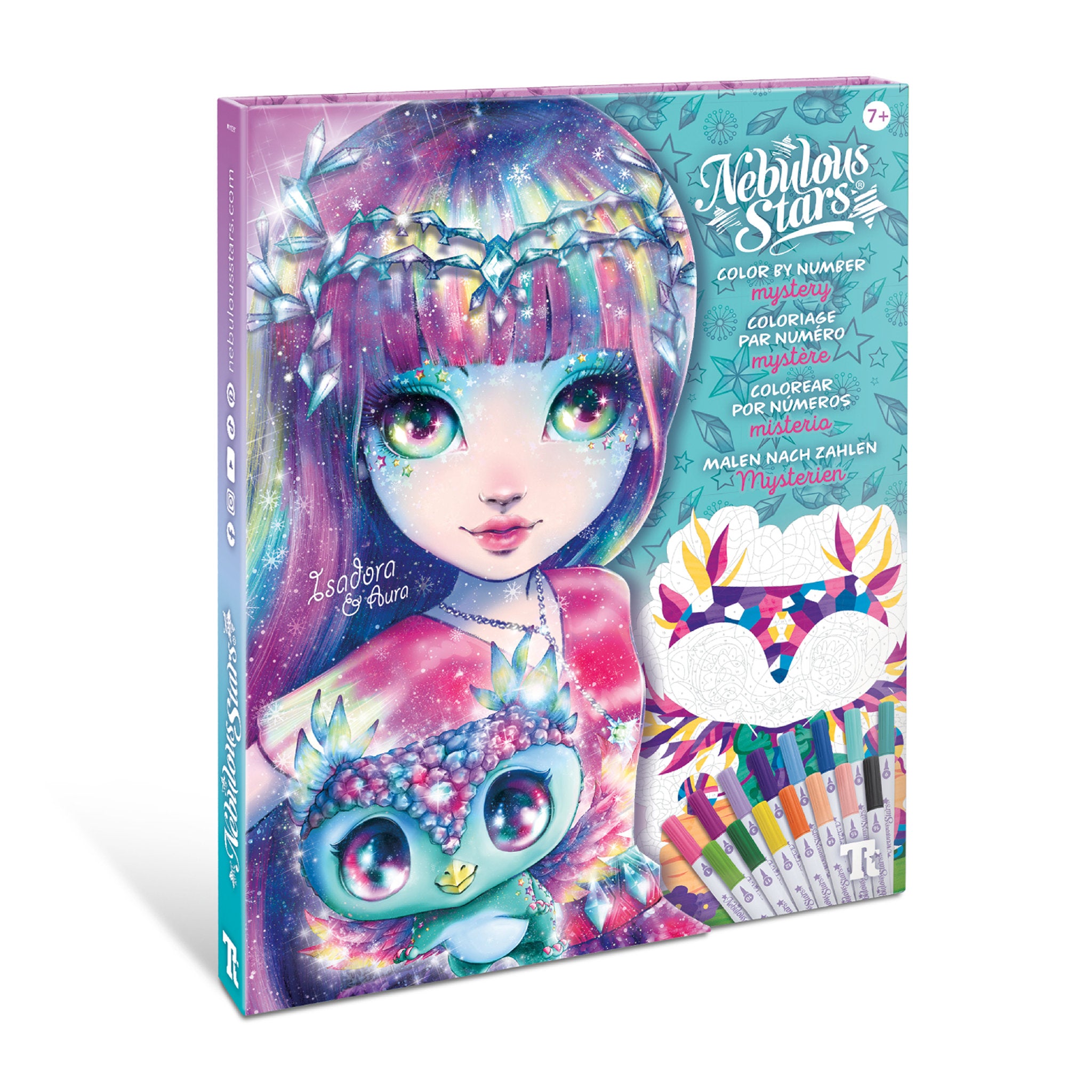 Nebulous Stars Colour By Number Book Set - Mystery