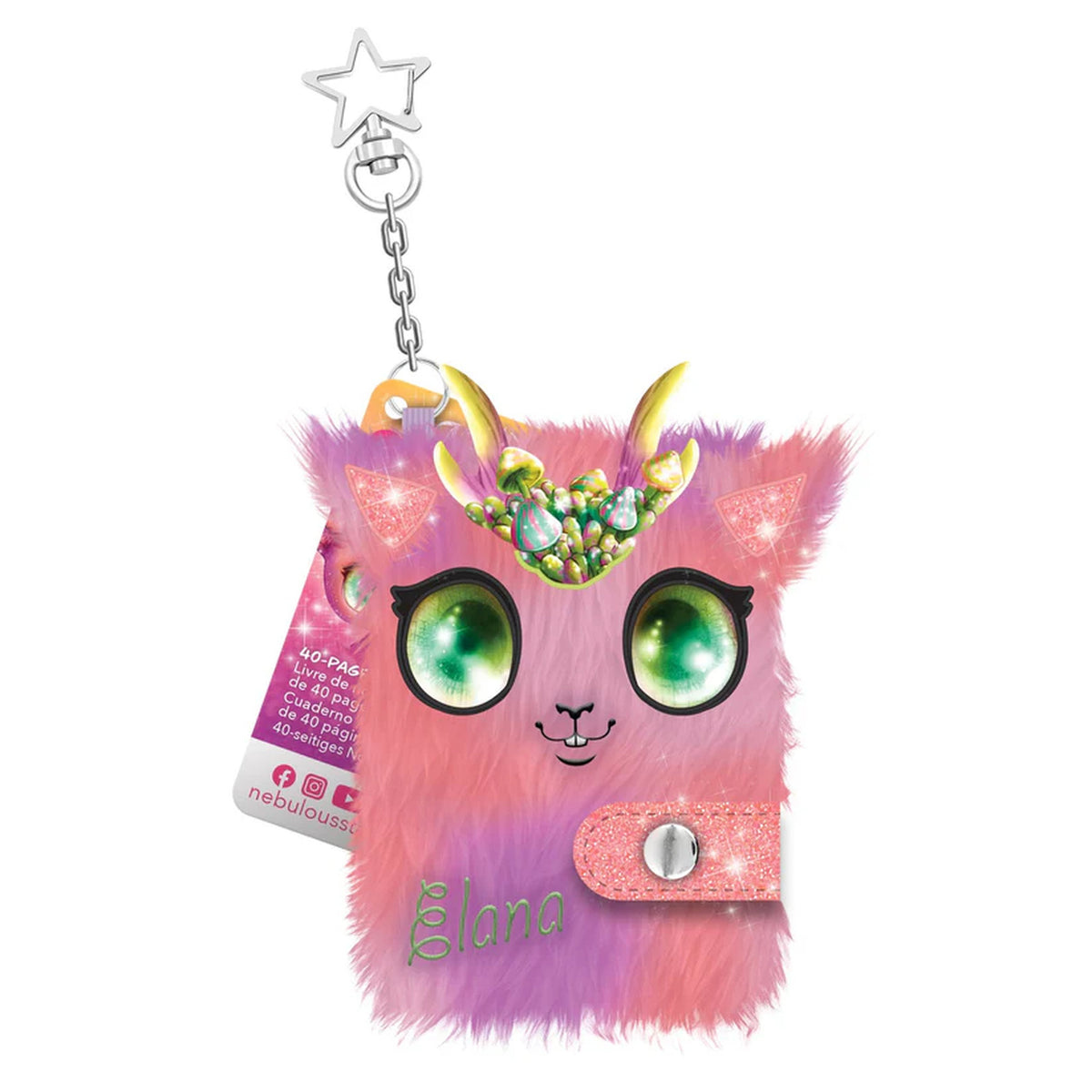 Nebulous Stars Fuzzy Mini Notebook Assorted Styles
