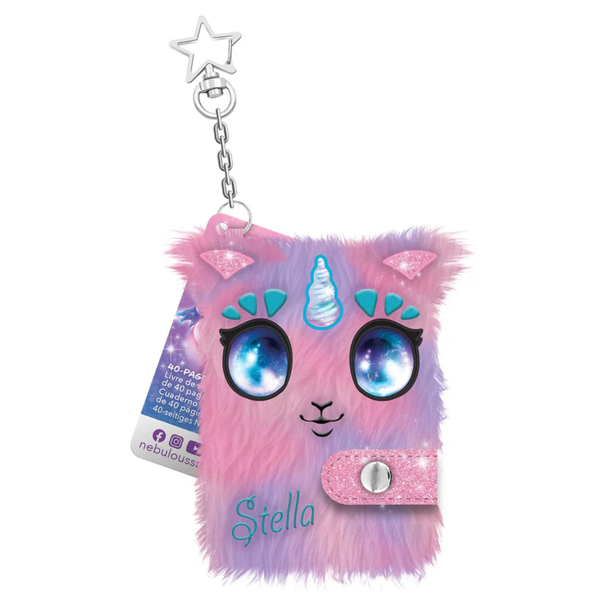 Nebulous Stars Fuzzy Mini Notebook Assorted Styles