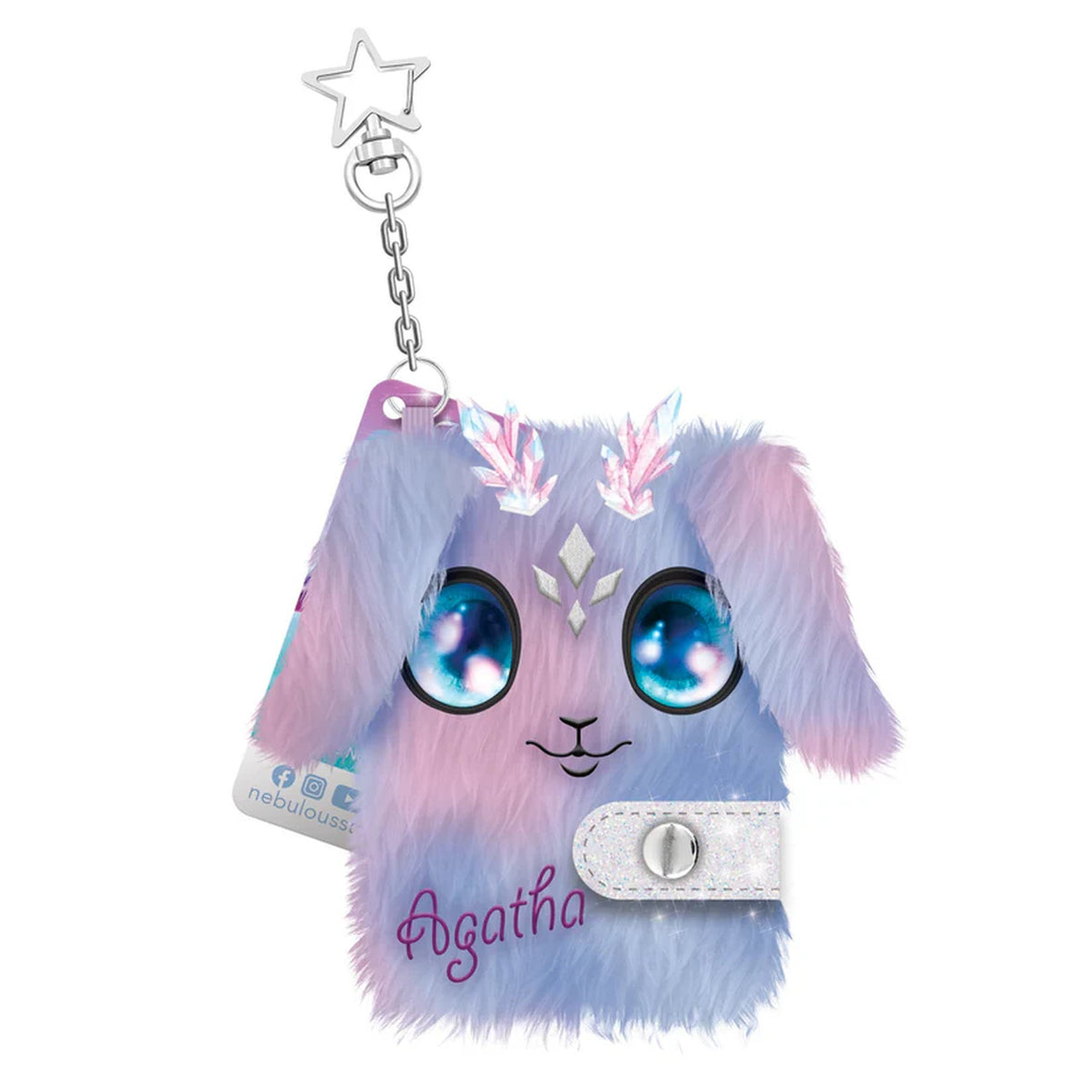Nebulous Stars Fuzzy Mini Notebook Assorted Styles