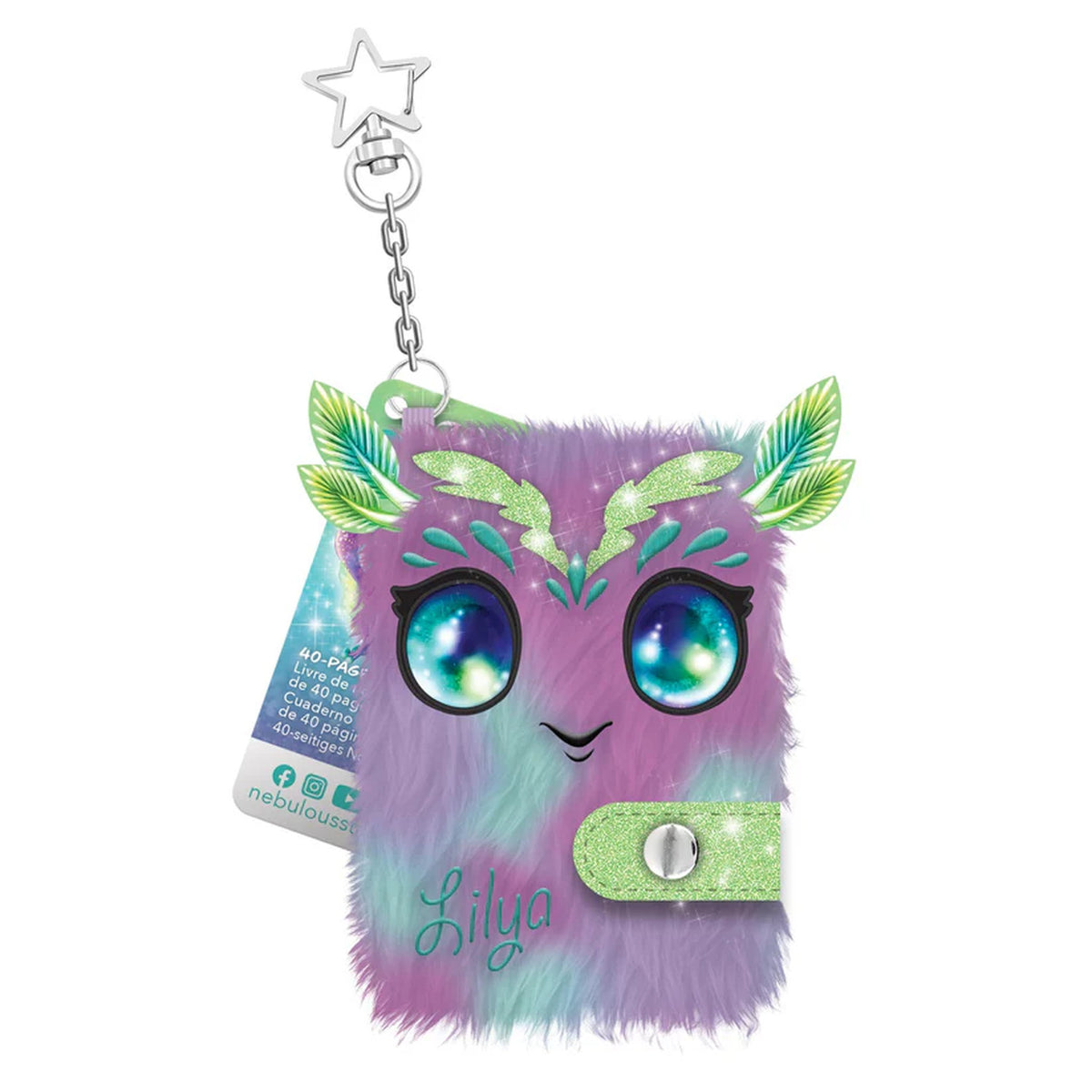 Nebulous Stars Fuzzy Mini Notebook Assorted Styles
