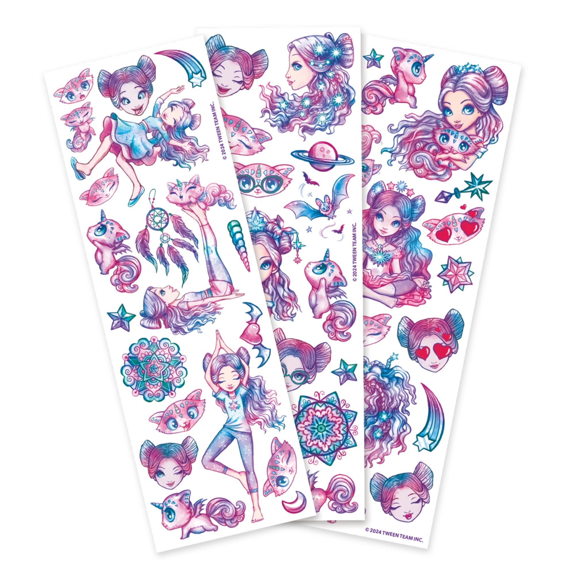 Nebulous Stars Temporary Tattoos Mini Pad Assorted Styles