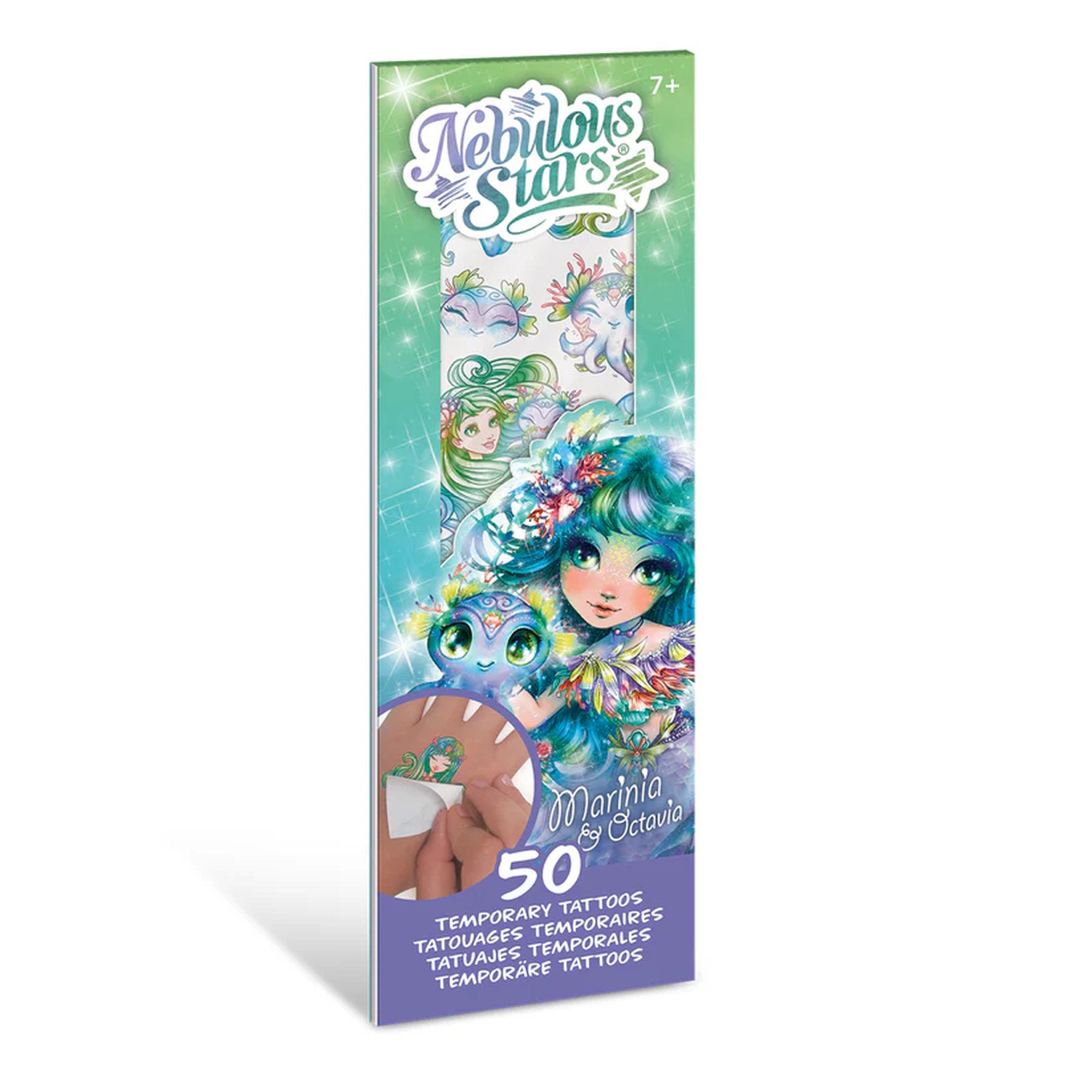 Nebulous Stars Temporary Tattoos Mini Pad Assorted Styles