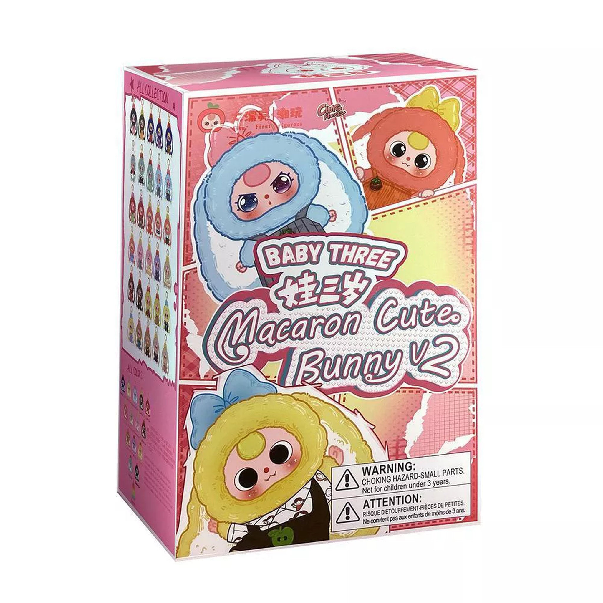 Baby Three - Macaron Cute Bunny V2 Plush Blind Box