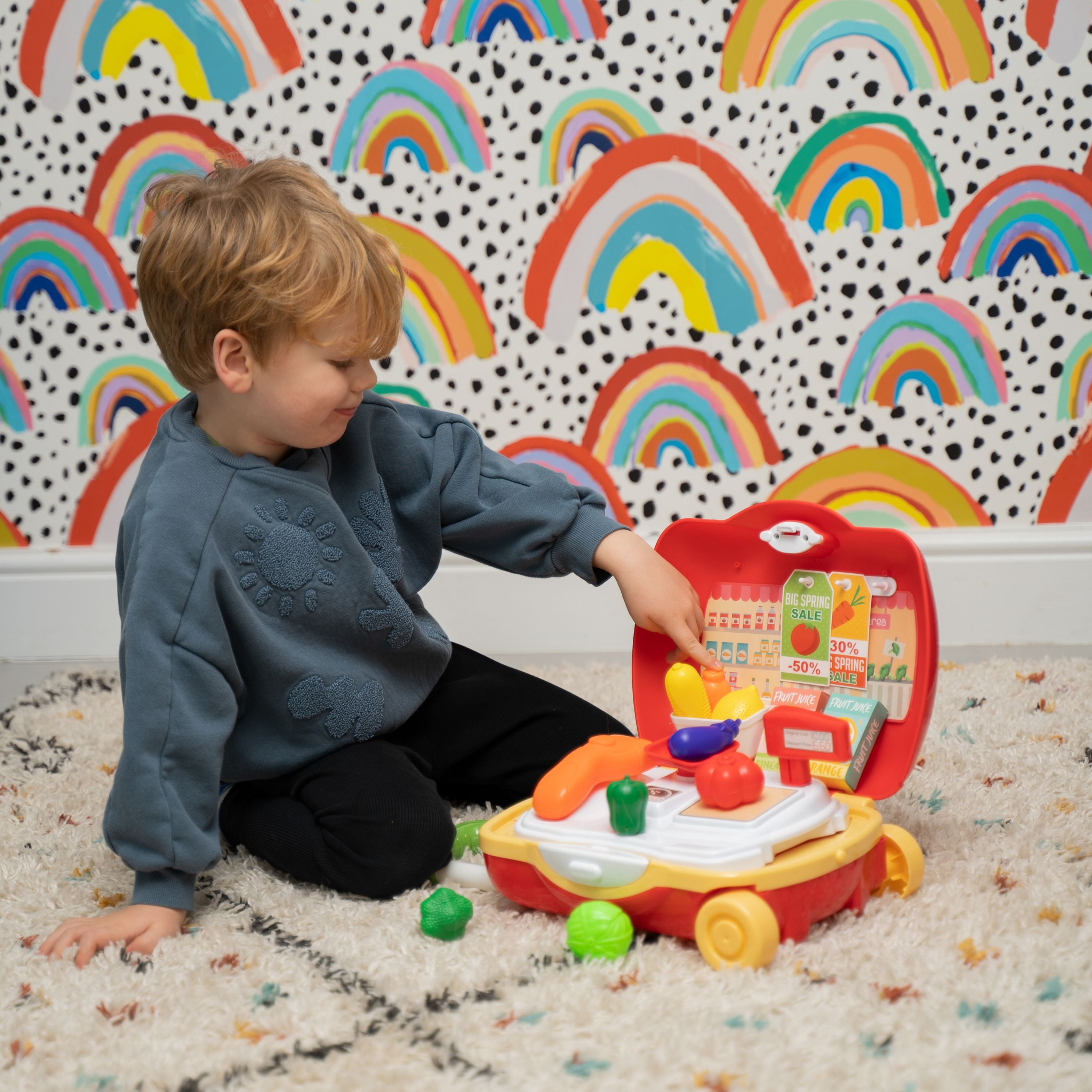 Little Market Wheelie Suitcase Kit