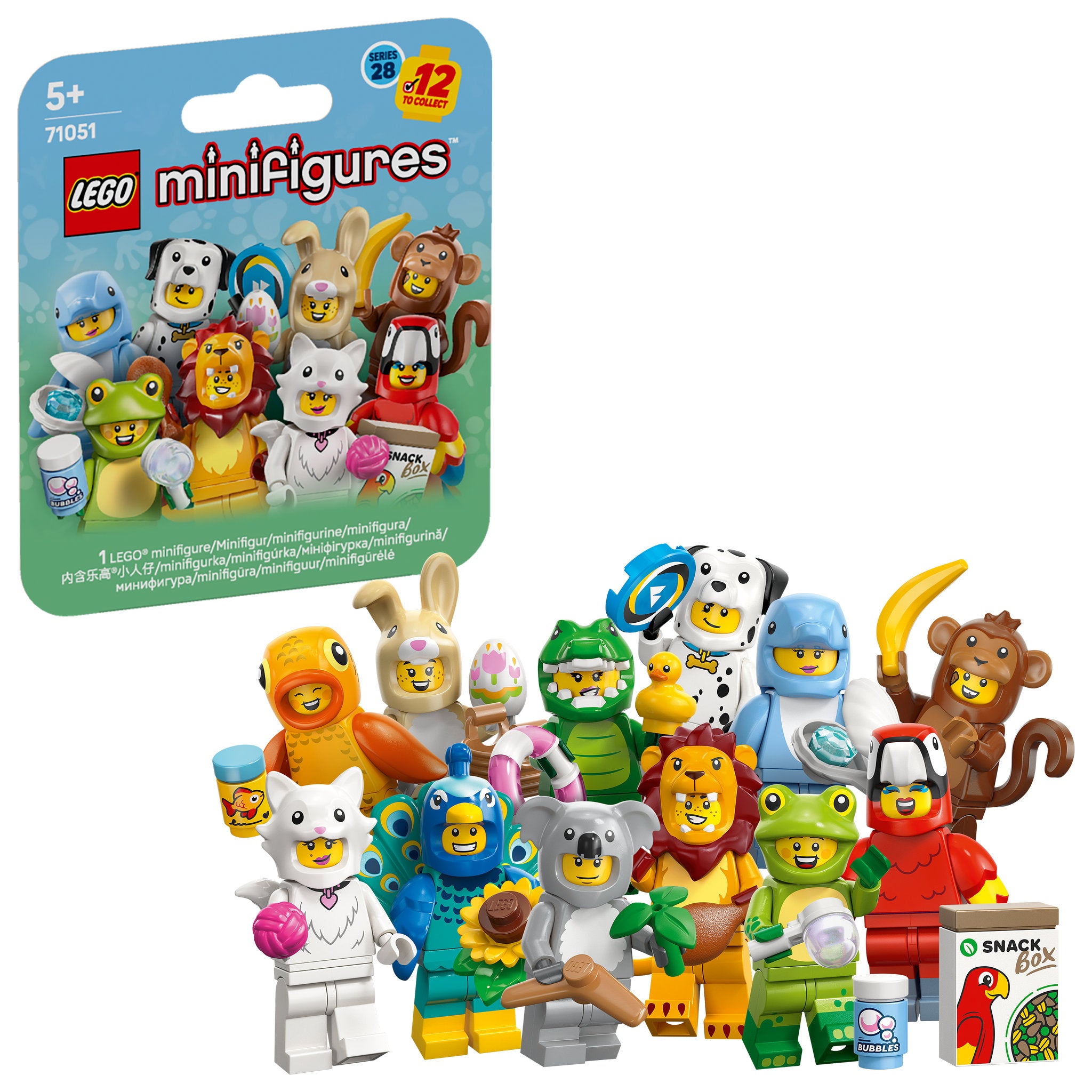 LEGO 71051 Minifigures Animal Series 28 Assorted Styles
