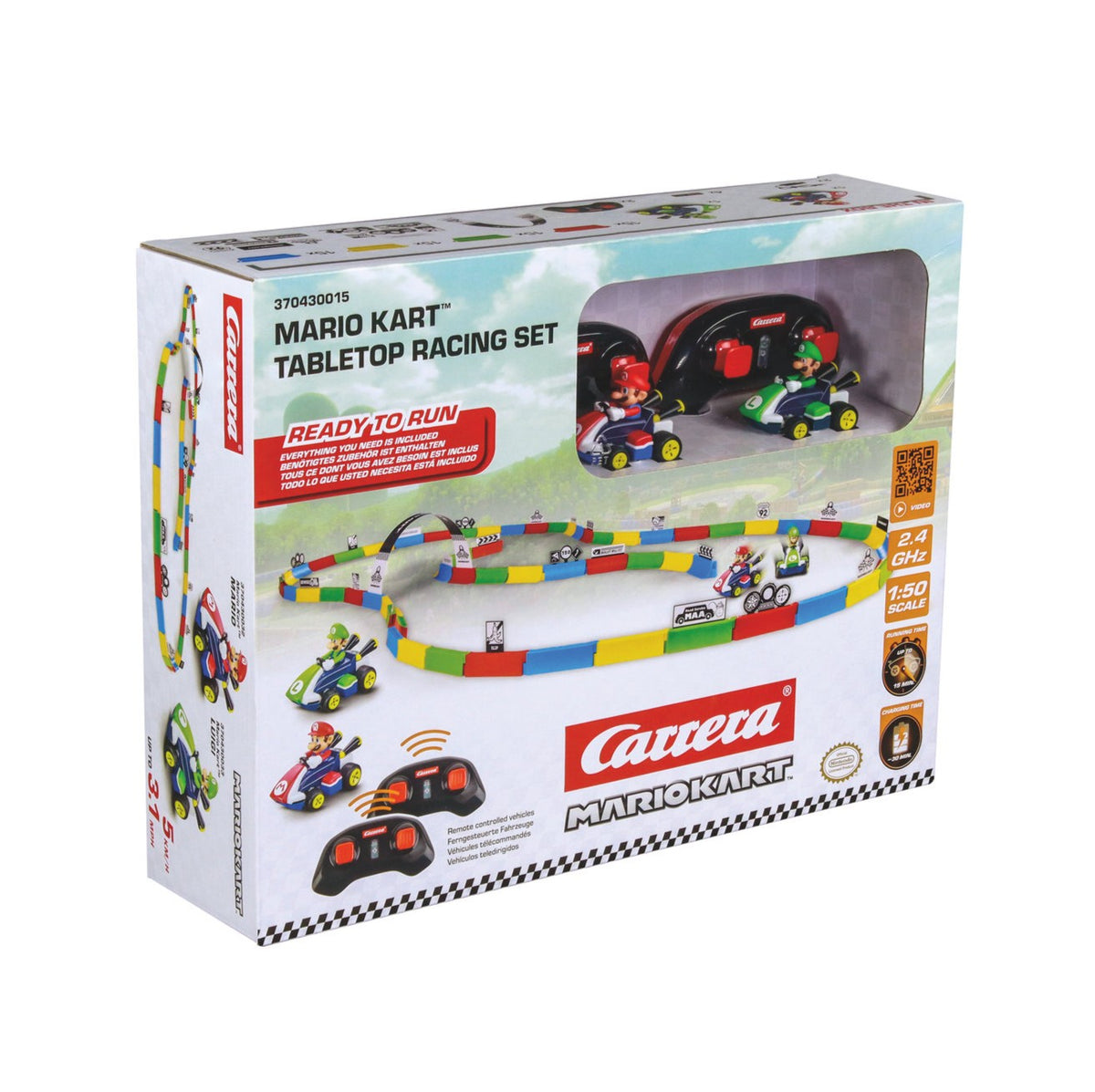 Carrera RC Nintendo Mario Kart Racing Set - Mario & Luigi