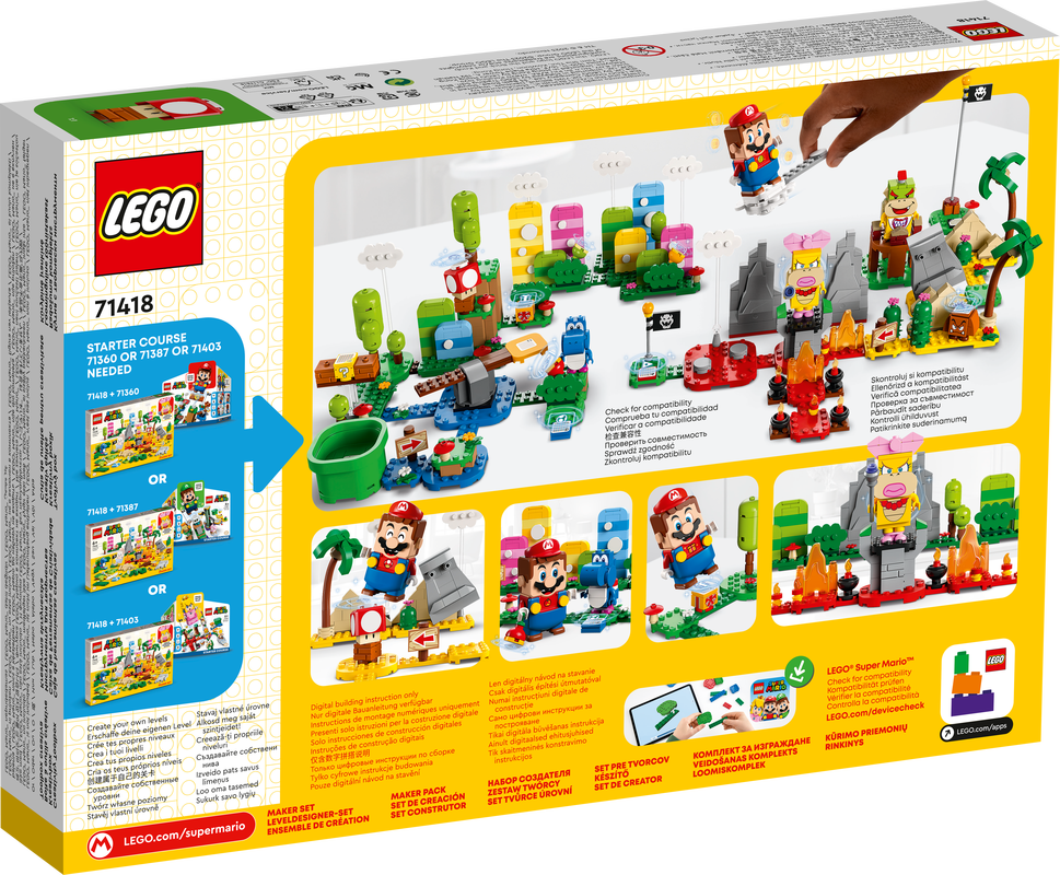 LEGO 71418 Super Mario Creativity Toolbox Maker Set