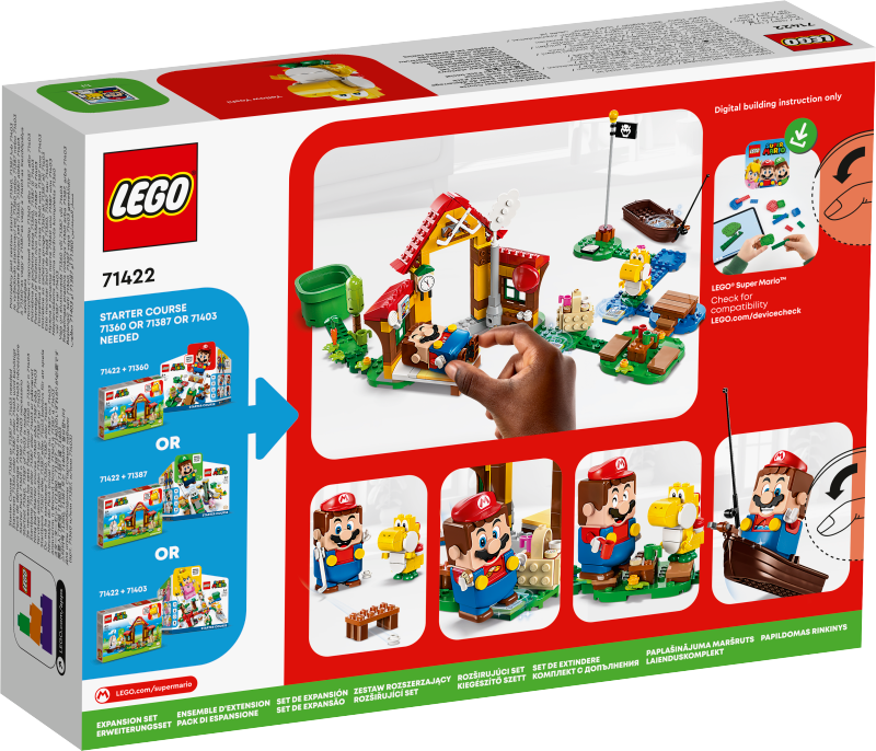 LEGO 71422 Super Mario Picnic At Mario's House Expansion Set